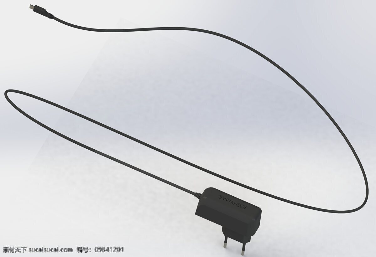 直流 适配器 充电器 脱 细胞 蜂窝 旅行 搬运工 德 3d模型素材 电器模型