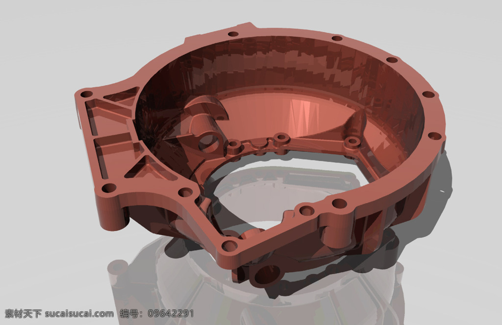 壳体 总成 离合器 齿轮 发动机 箱 3d模型素材 其他3d模型