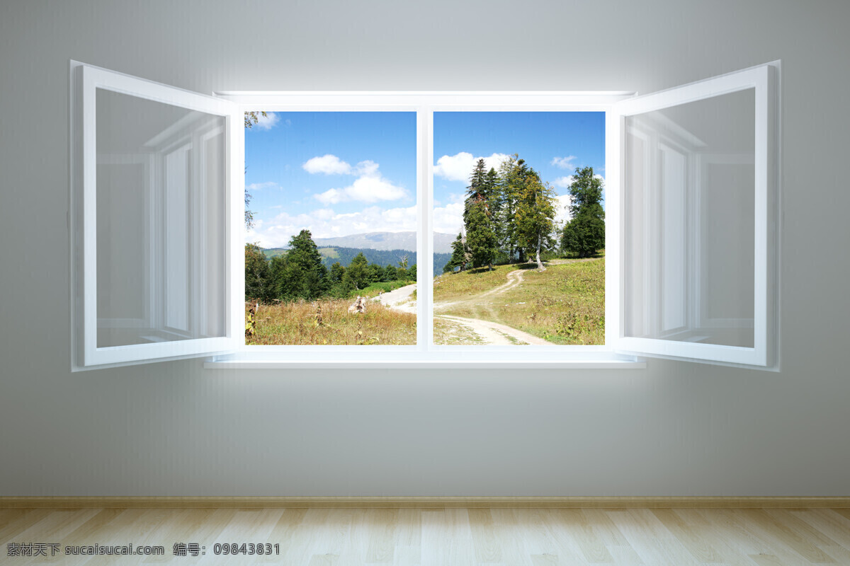 敞开 窗子 门窗 明朗 装潢 窗 玻璃窗 敞开的窗子 其他类别 环境家居
