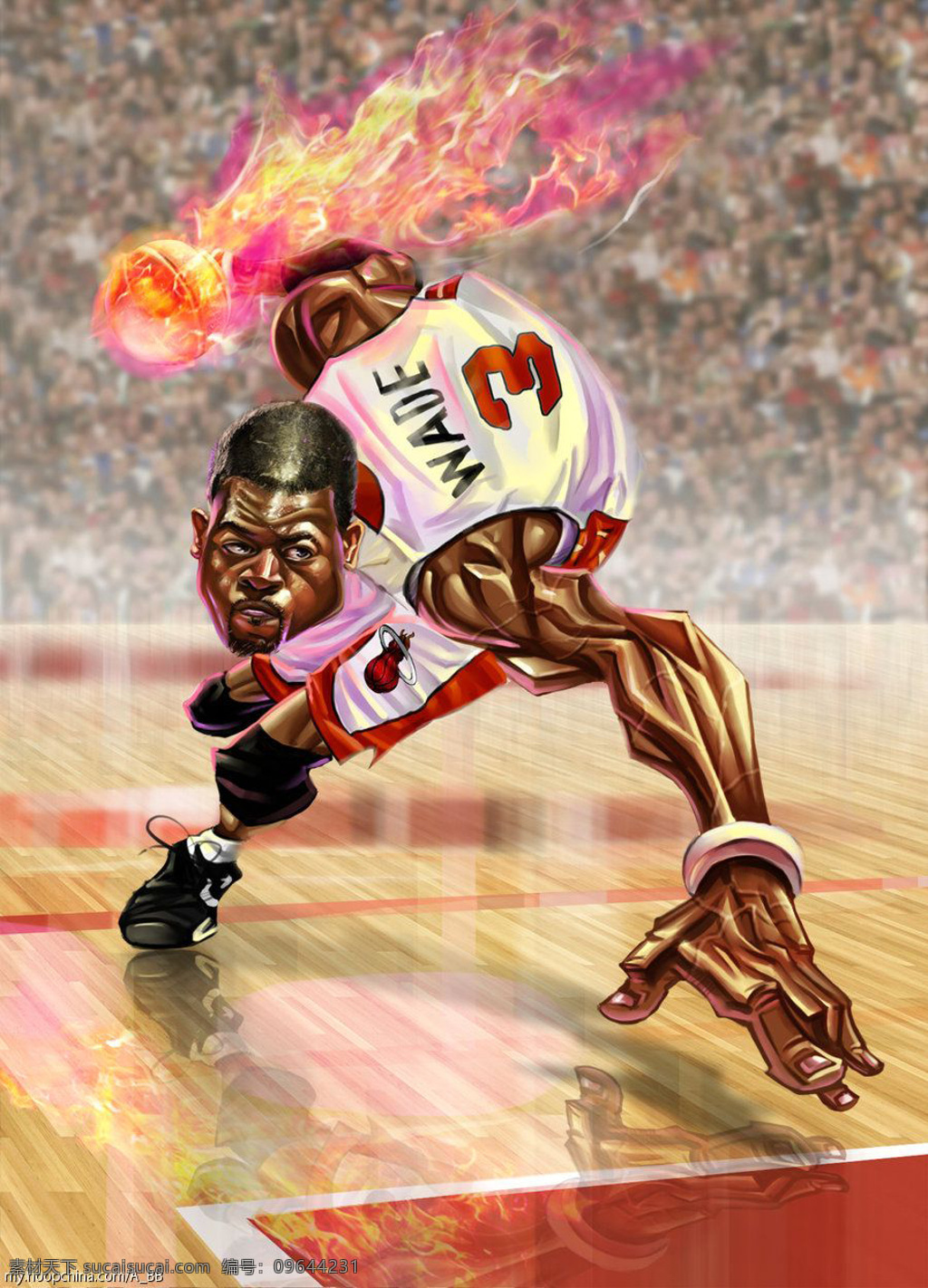 位图免费下载 nba 服装图案 球形 人物 位图 韦德 面料图库 服装设计 图案花型