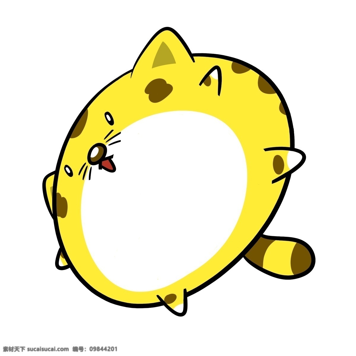卡通 黄色 小猫 创意 对话框 文本 框 文本框 标题框 卡通对话框 卡通框 手绘 边框 卡通标题框 卡通文本框 创意对话框 创意标题框