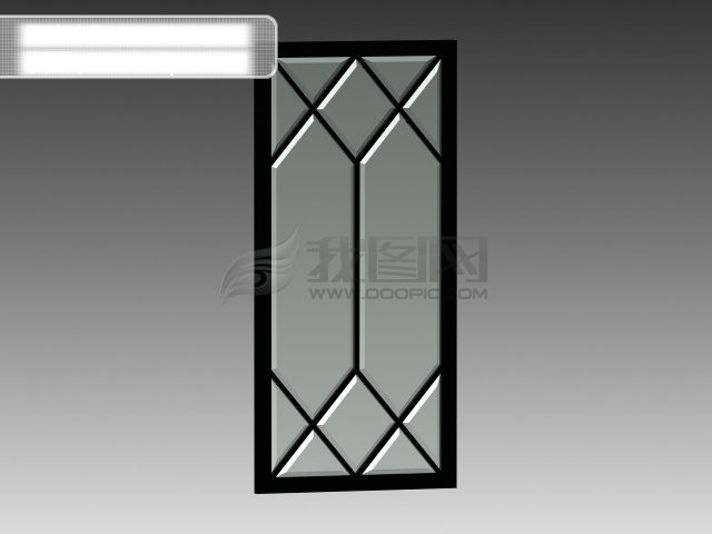 3d 玻璃 室内门 3d设计 3d素材 3d效果图 门 玻璃室内门 家居装饰素材 室内设计