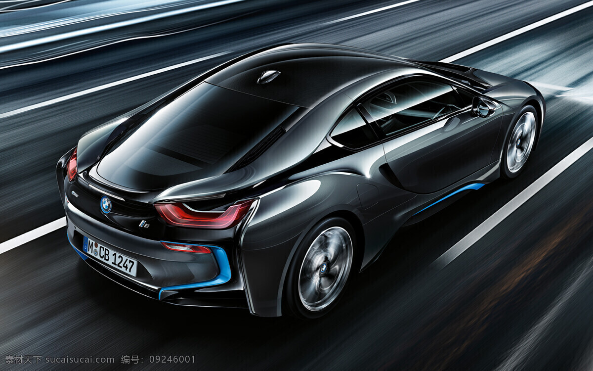 宝马i8 宝马 i8 bmwi8 电动车 现代科技 交通工具