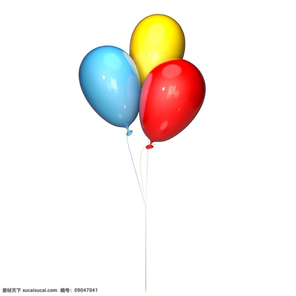 束 彩色 气球 装饰 一束气球 卡通气球 彩色气球 儿童 可爱 浪漫 生日 节日 c4d 立体 立体气球