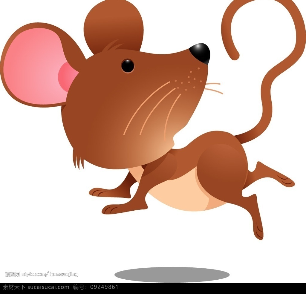 卡通老鼠 动物老鼠鼠 生物世界 野生动物 矢量图库