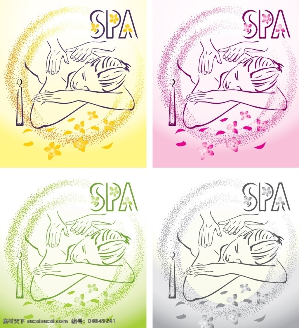 手绘 线条 美容 spa 女人 美女 女孩 漂亮 时尚 休闲 生活 背景 底纹 矢量 女孩剪影 妇女女性 矢量人物