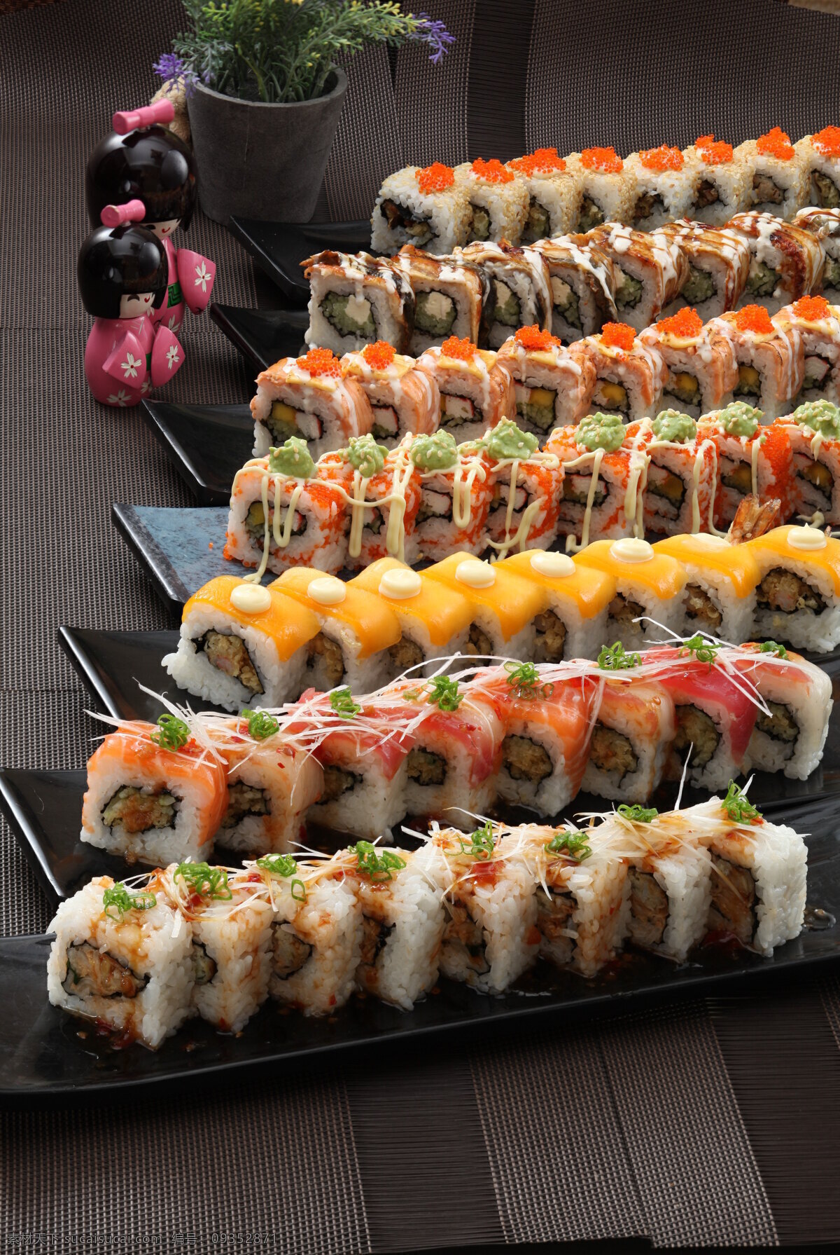 寿司 日本料理 美食 卷物 文化 传统美食 餐饮美食