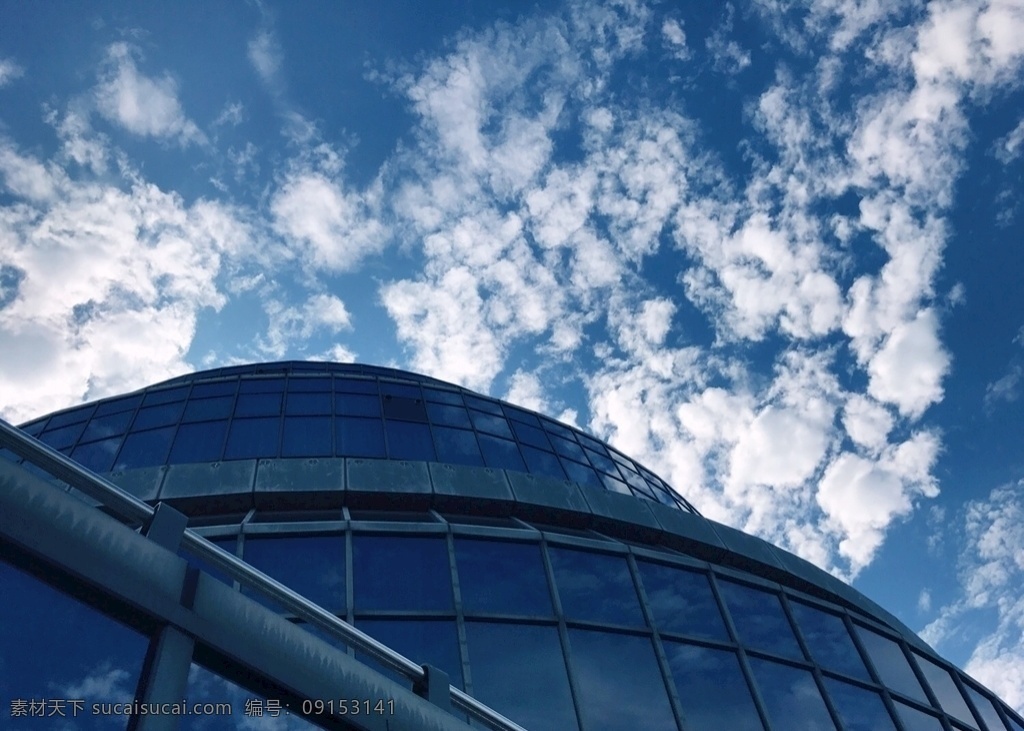 蓝天图片 蓝天 天空 云 写字楼 楼顶 大厦 厦门 风景 旅游摄影 人文景观