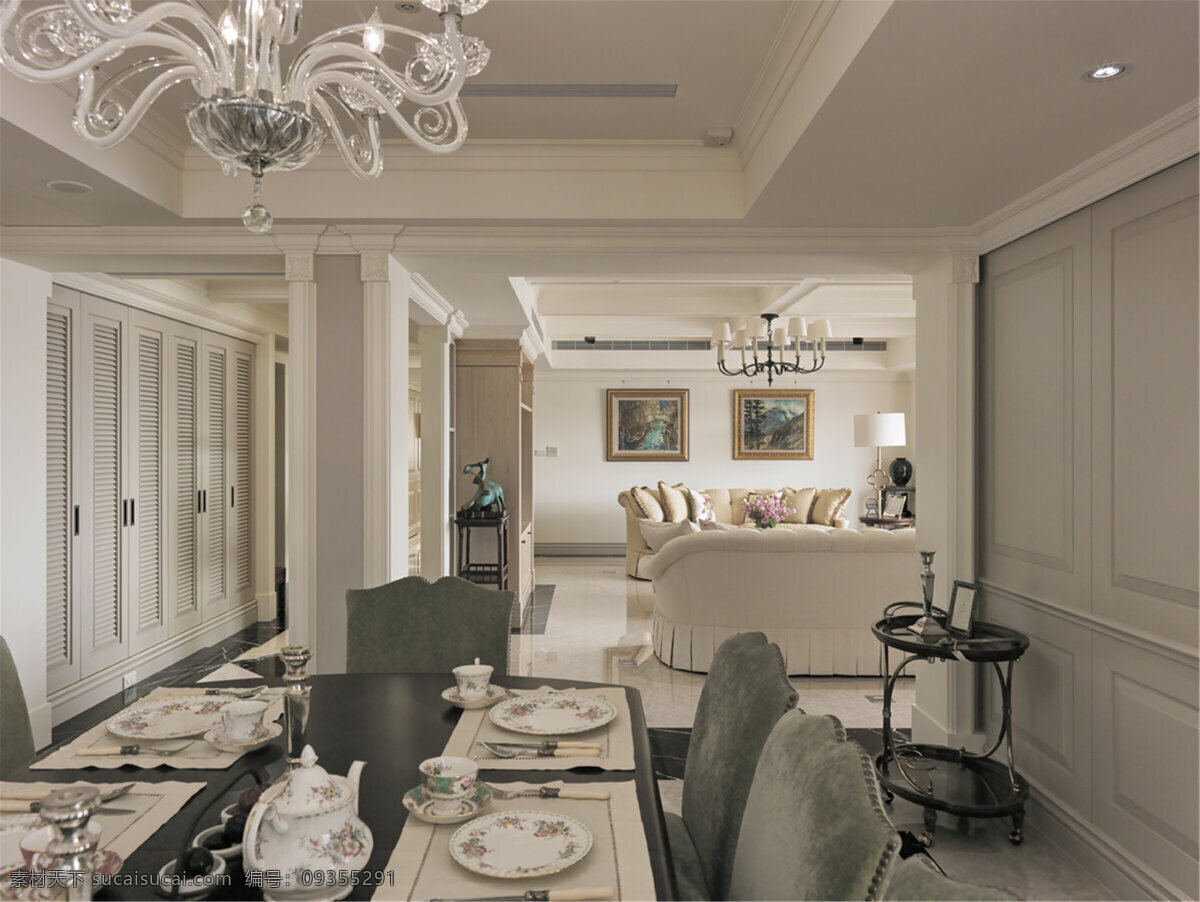 美式 简约 餐厅 餐桌 设计图 家居 家居生活 室内设计 装修 室内 家具 装修设计 环境设计