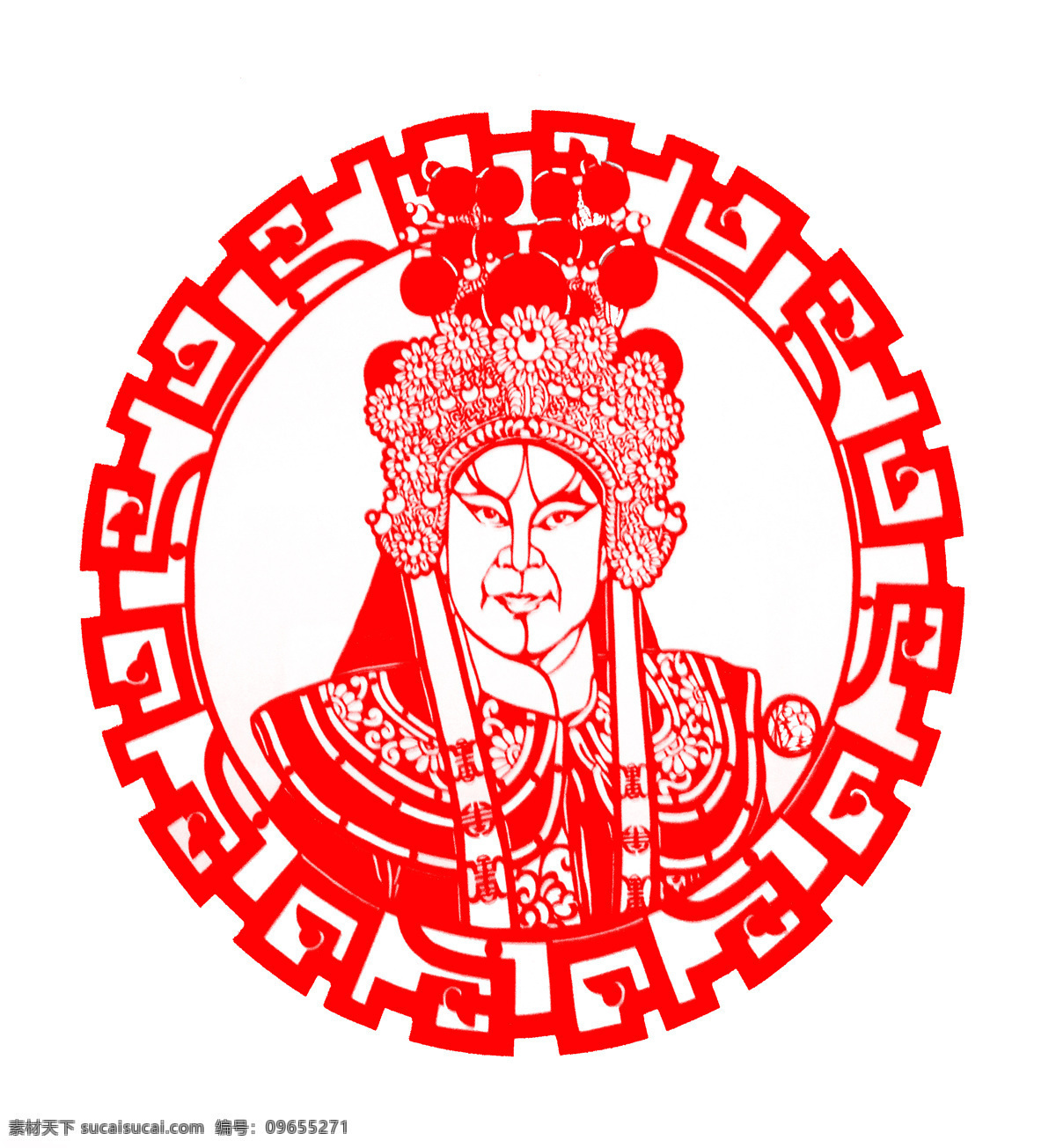 剪纸人物 剪纸 人物 民间艺术 红色 图案 中国文化 传统文化 文化艺术