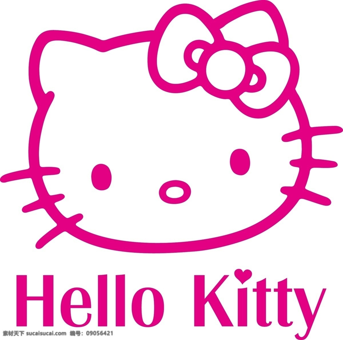hello kitty 猫猫 卡通小喵 logo 矢量小猫 生活百科 生活用品