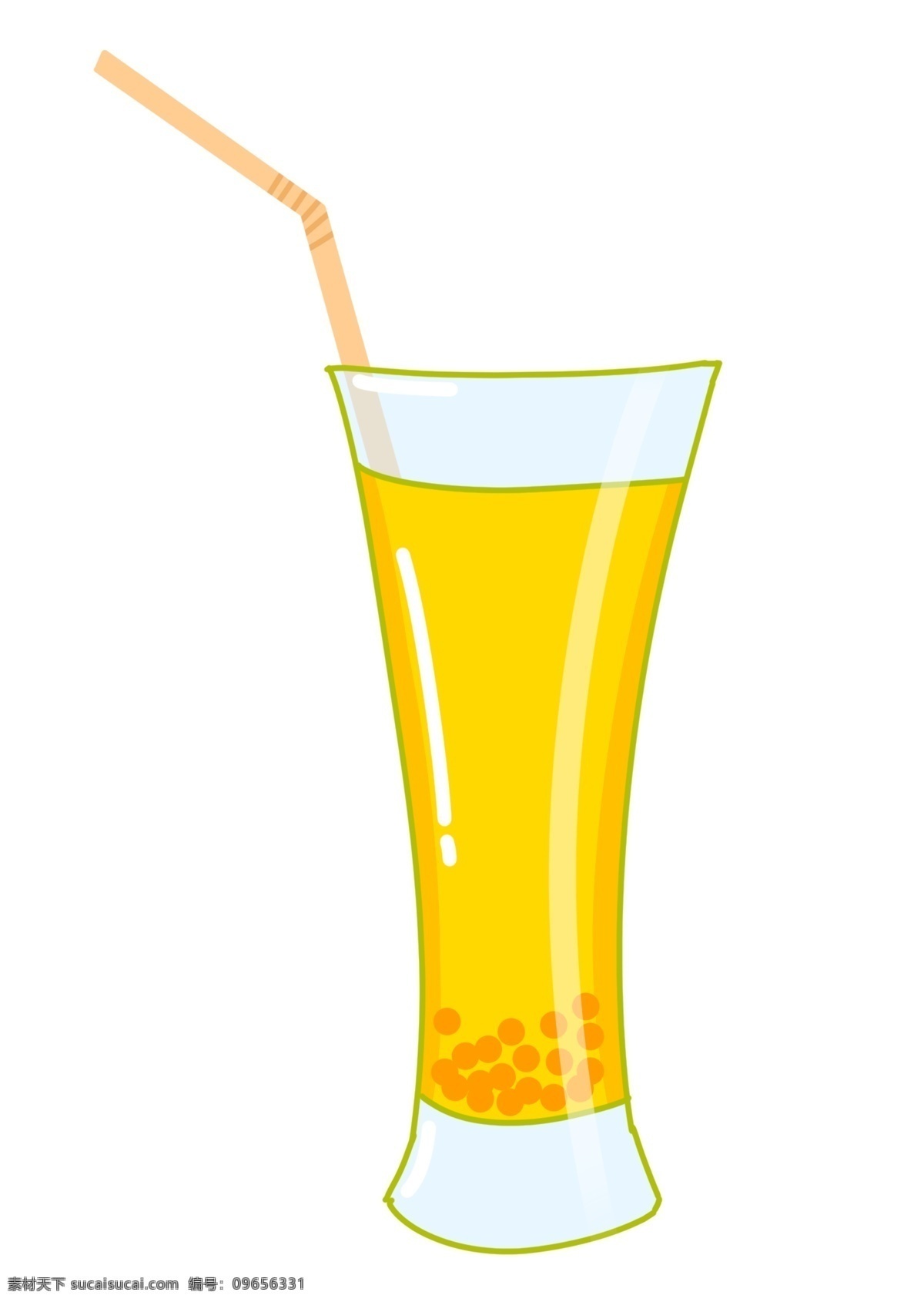 黄色橙汁饮品 橙汁 果汁 饮料