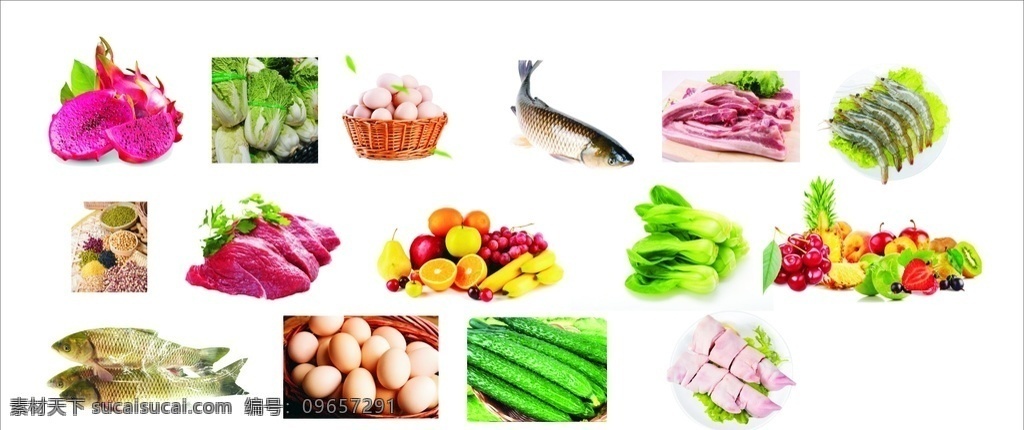 超市图片 超市素材 黄瓜 水果 高清水果 高清蔬菜 蔬菜水果 猪肉 鸡蛋 鱼