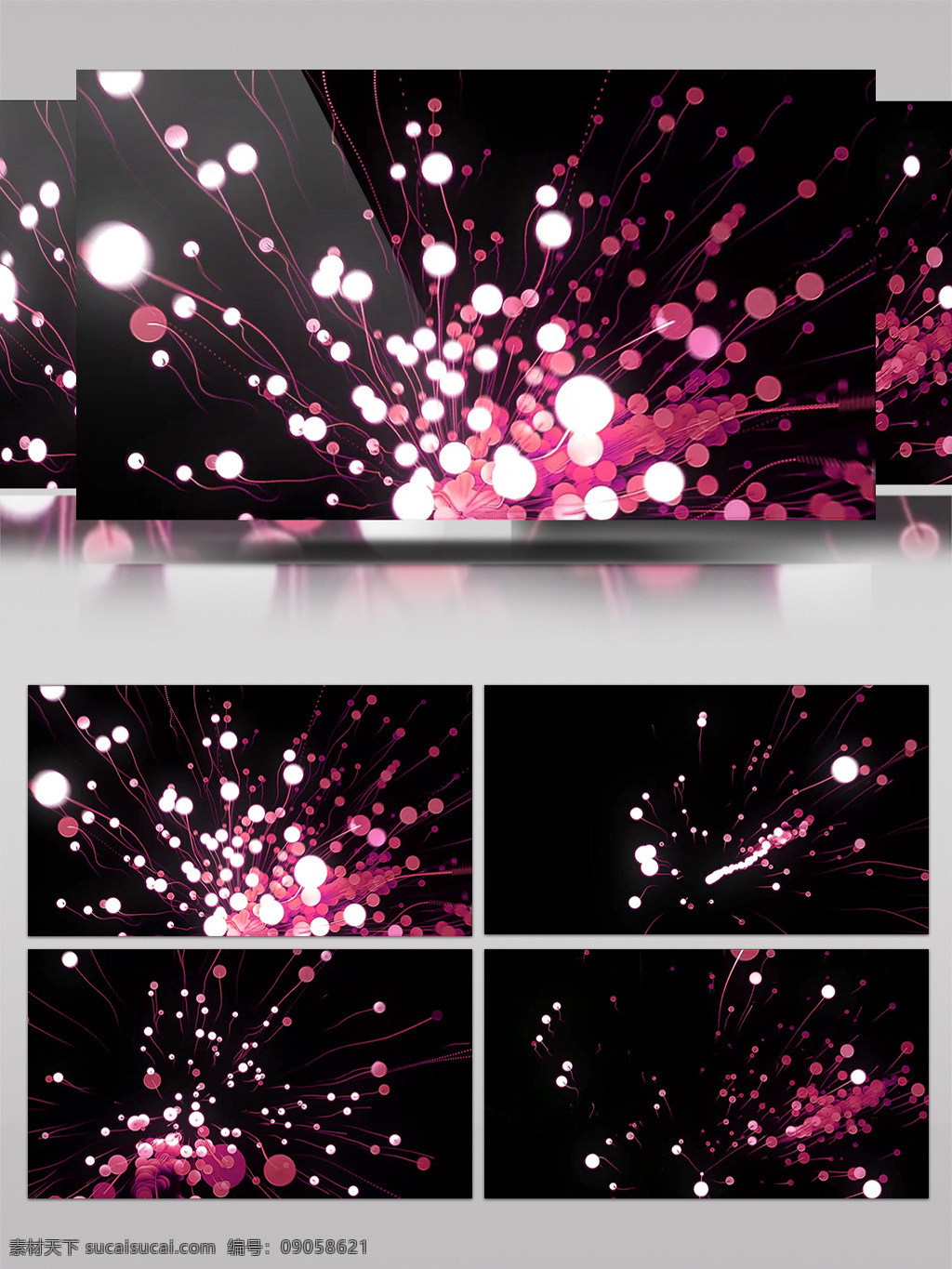 粉色 气泡 视频 爆裂 漂浮 视频素材 动态视频素材