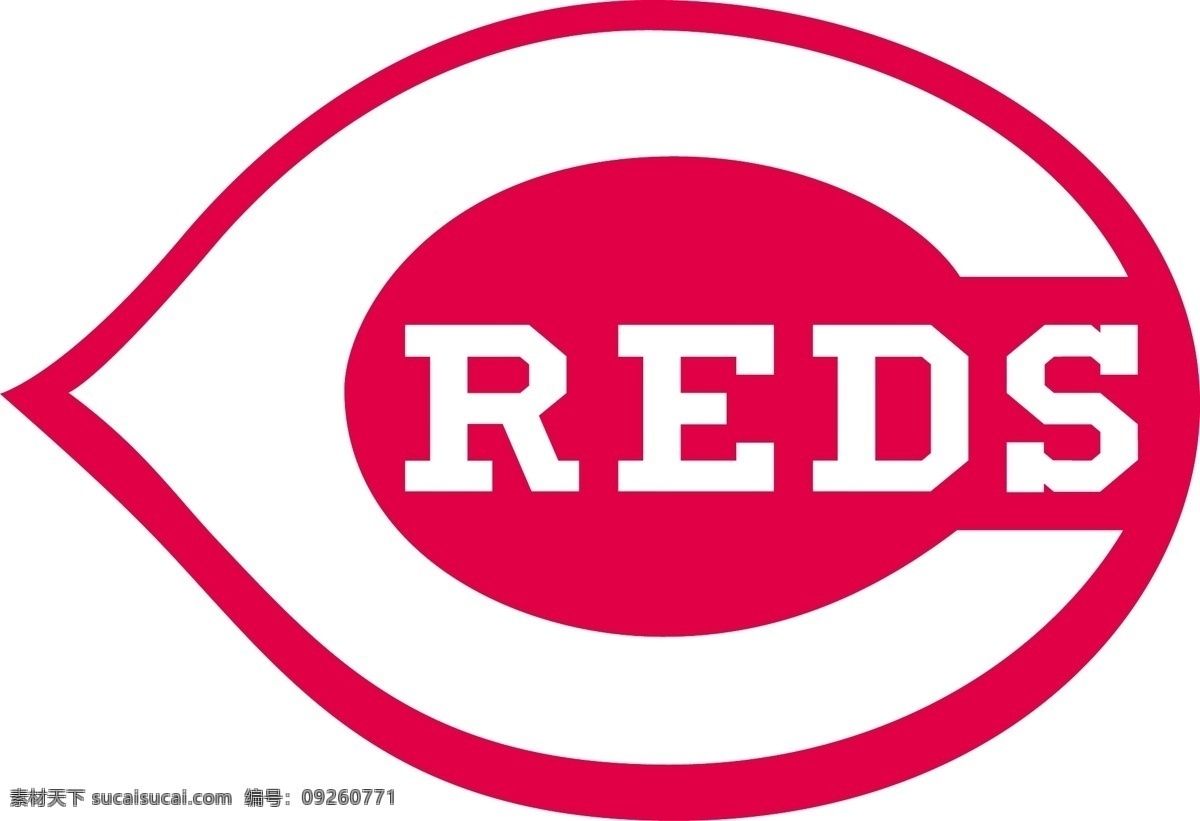 辛辛那提 红人 队 美国 职 棒 大联盟 棒球 俱乐部 自由 标志 免费 psd源文件 logo设计