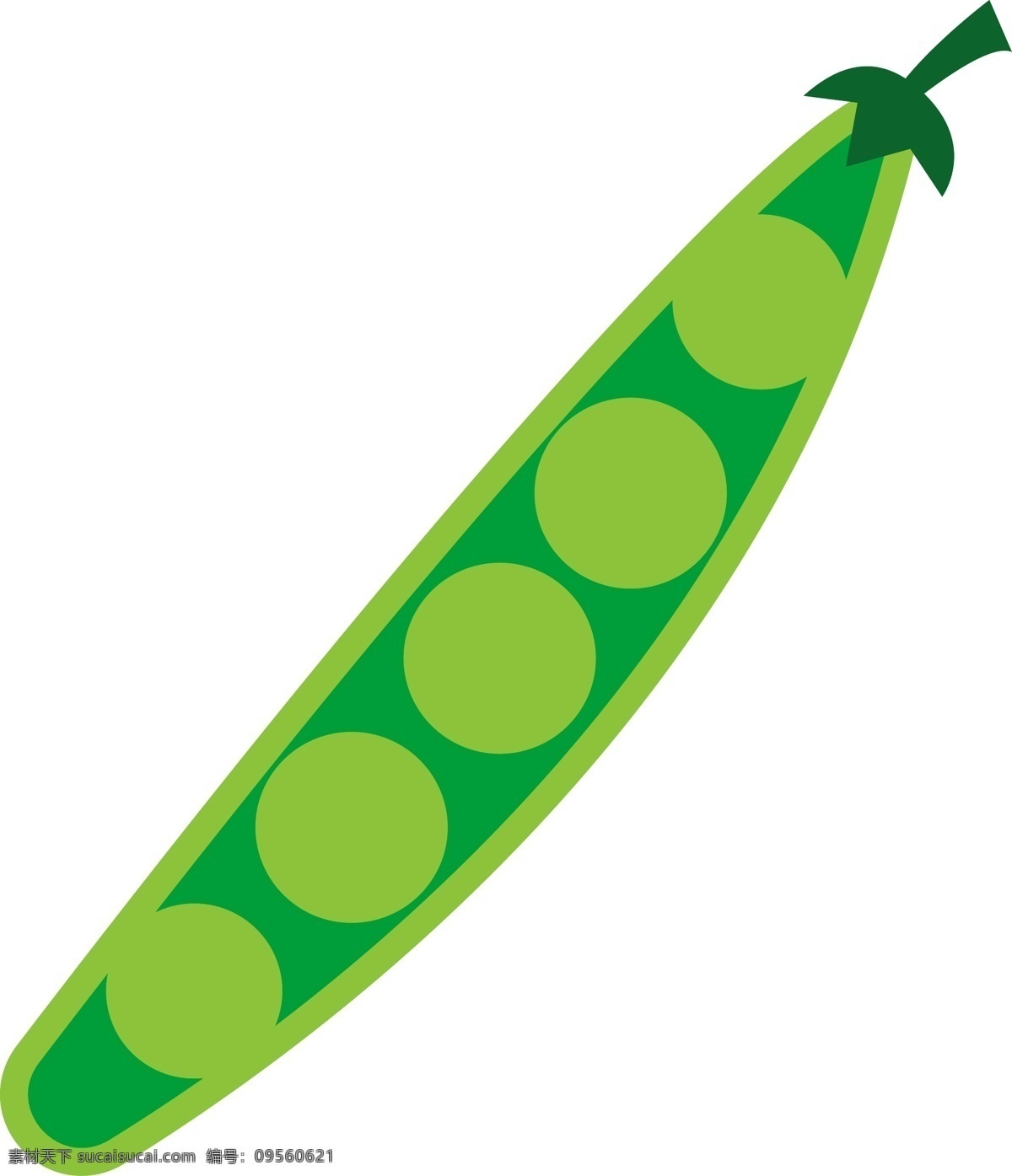 处暑 夏季 蔬果 蔬菜 豌豆 图标 野菜 美味的蔬菜 卡通图标 矢量图 免扣装饰 手绘图标 图形