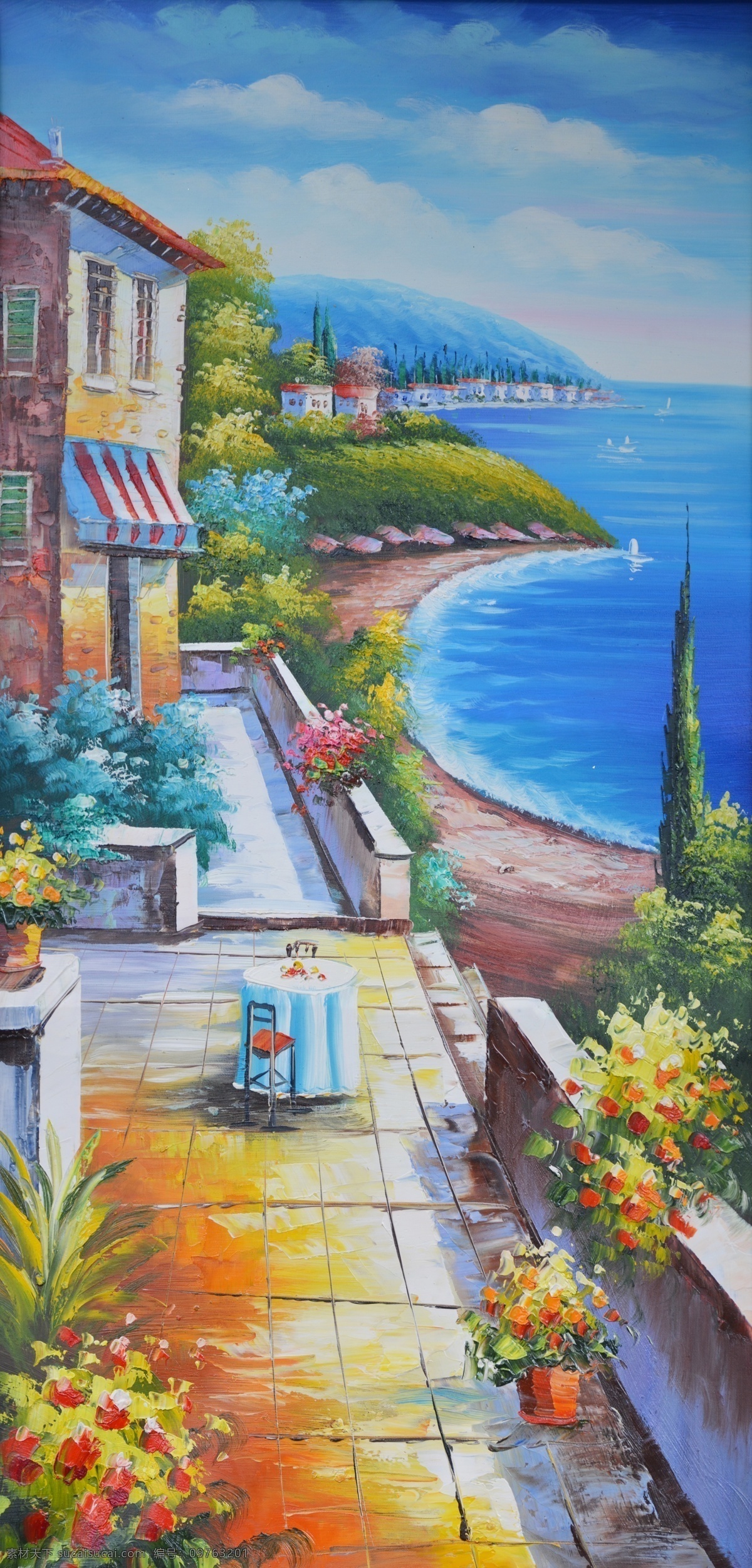 欧式 风情 建筑 油画 装饰画 客厅壁画 大厅壁画 酒店壁画 大型壁画 大型油画 背景墙 风景油画 壁画 分层