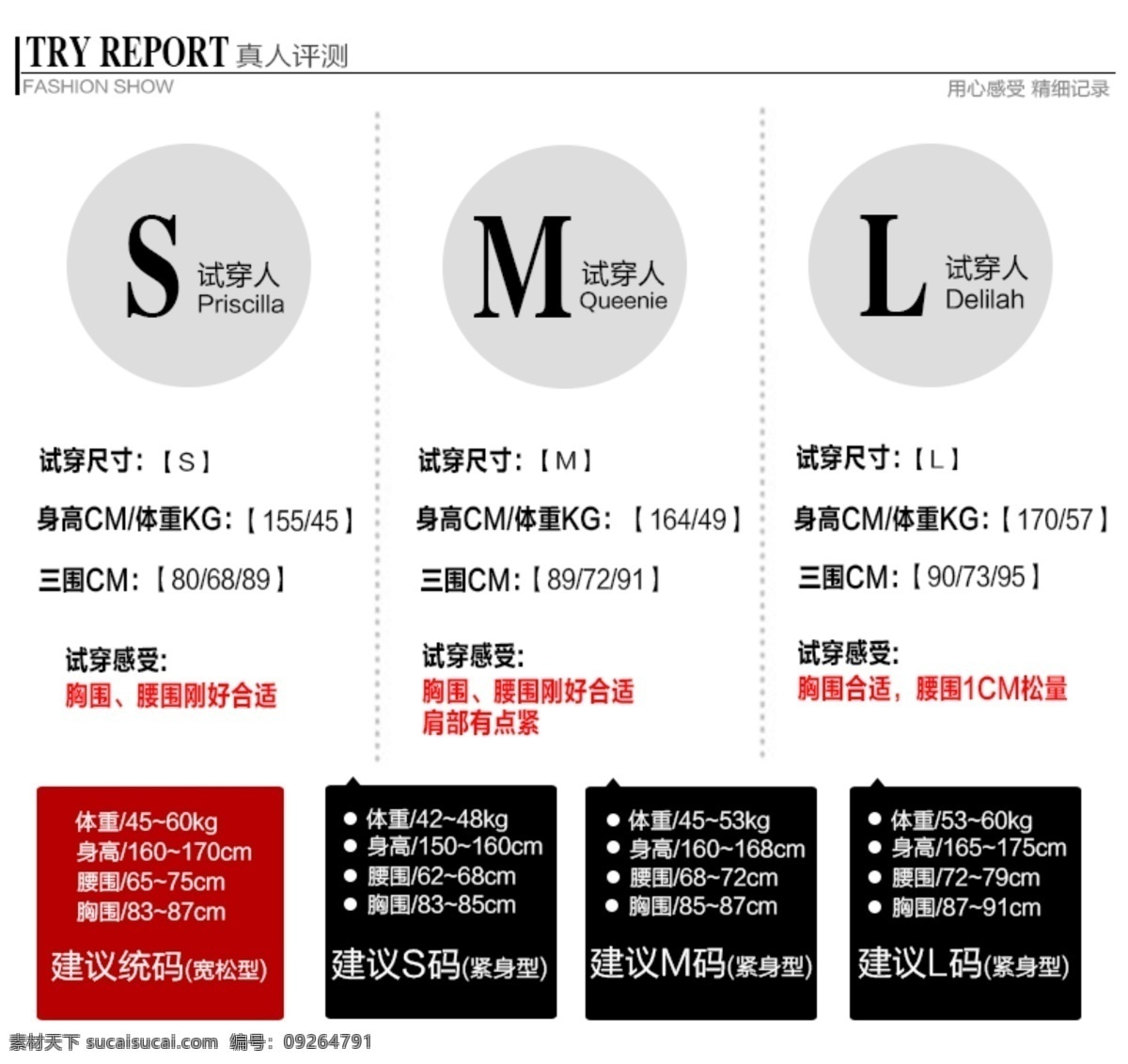 女装 试用报告 源文件 女装试用报告 模特尺码 尺码设计 试用大小 原创设计 原创淘宝设计