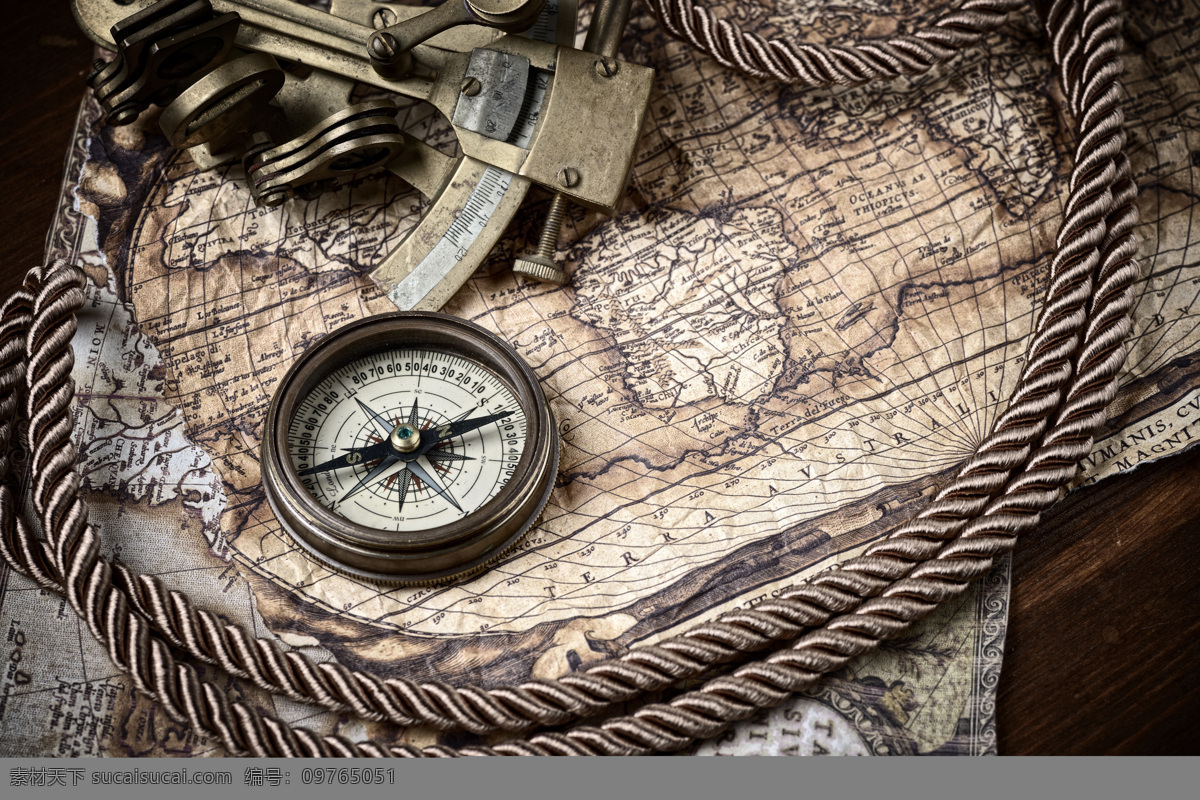 航海 用品 怀旧 地图 航海标尺 指南针 怀旧背景 麻绳 航海主题 其他类别 生活百科