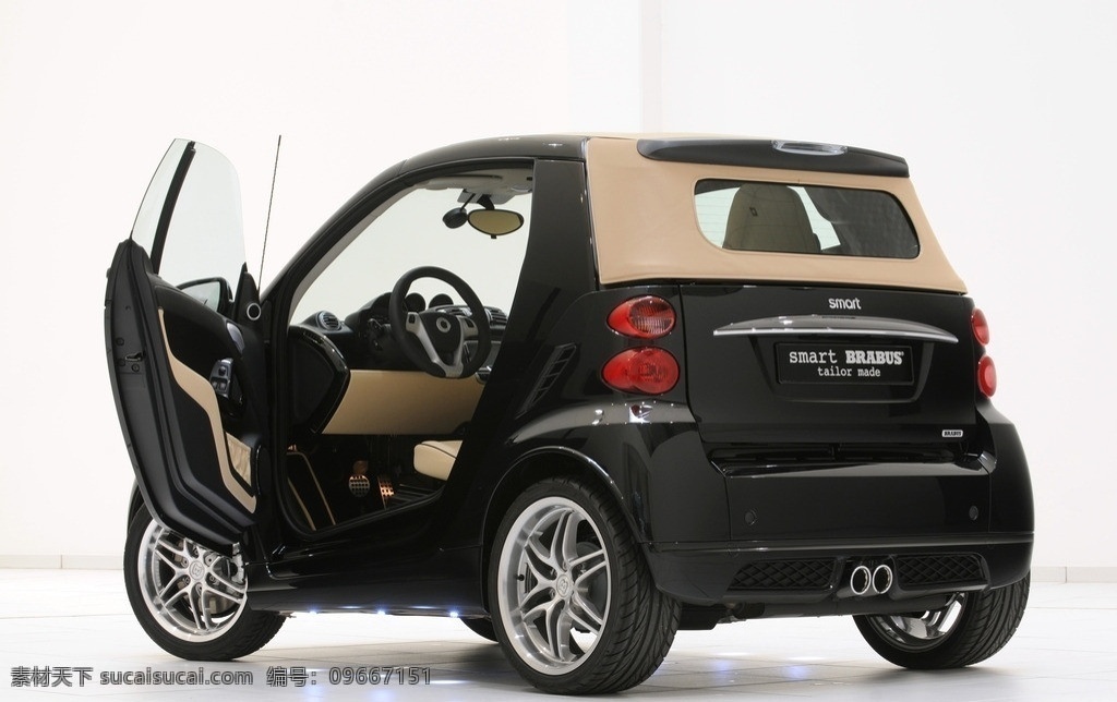 奔驰 smart fortwo 奔驰汽车 劳伦士 劳伦士改装车 迷你小车 低排放 小排量 精灵 精灵汽车 高清图 汽车 交通工具 现代科技