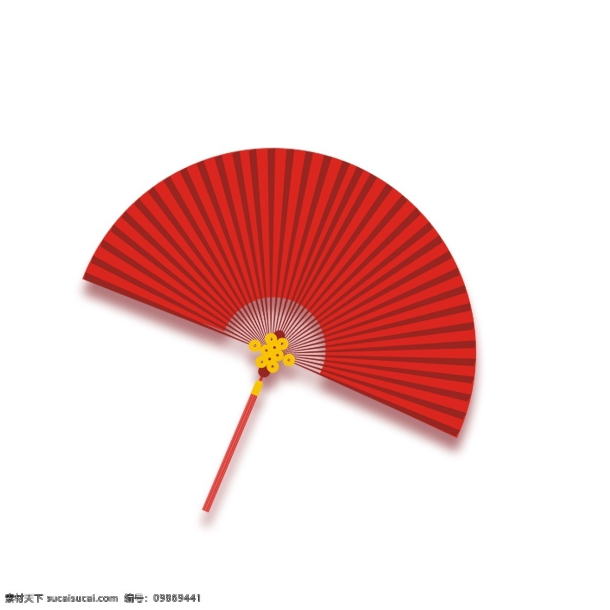一个 红色 扇子 漂亮