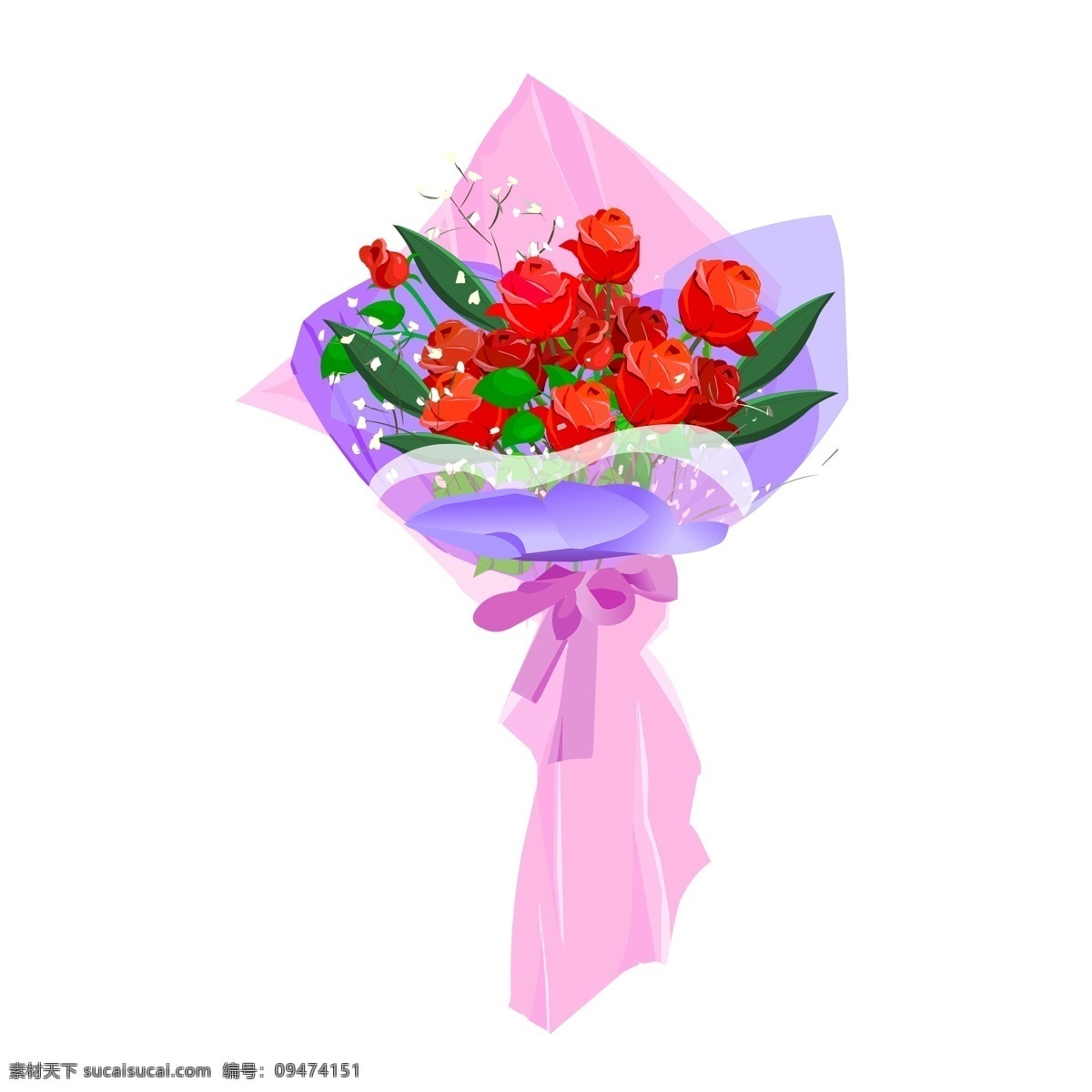 商用 高清 玫瑰 花艺 花束 可商用