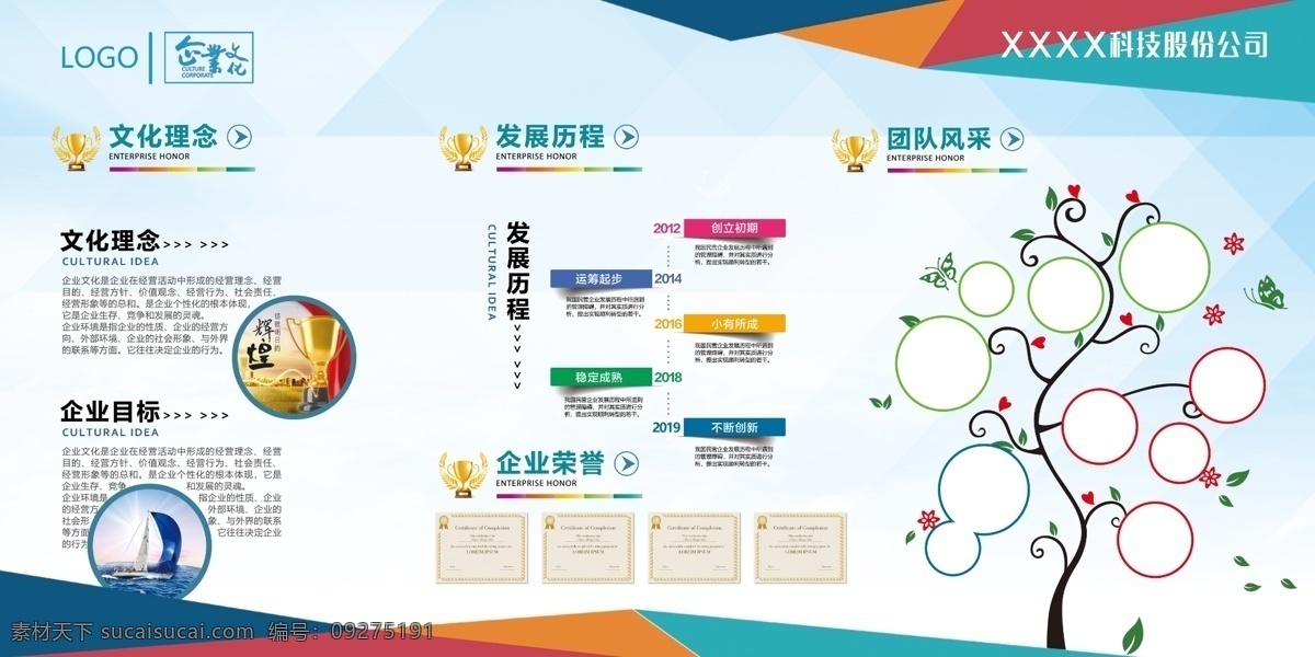 企业 文化 员工 风采 印刷设计 企业文化 员工风采 文化理念 发展历程 分层