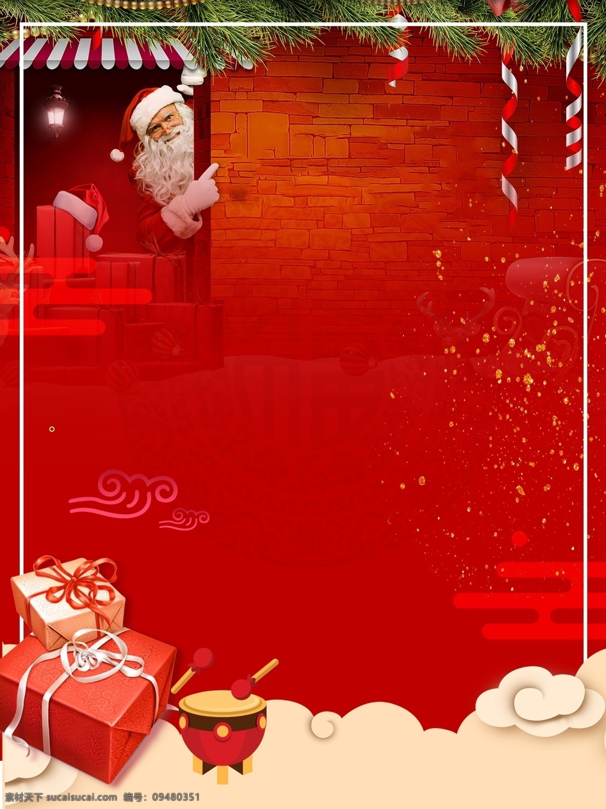 红 金色 大气 圣诞 狂欢 节日 背景 红色 圣诞节 展板 大气背景 质感 水晶球 雪人 海报 卡通 童趣 手绘 海报展板 购物海报背景 欢快海报