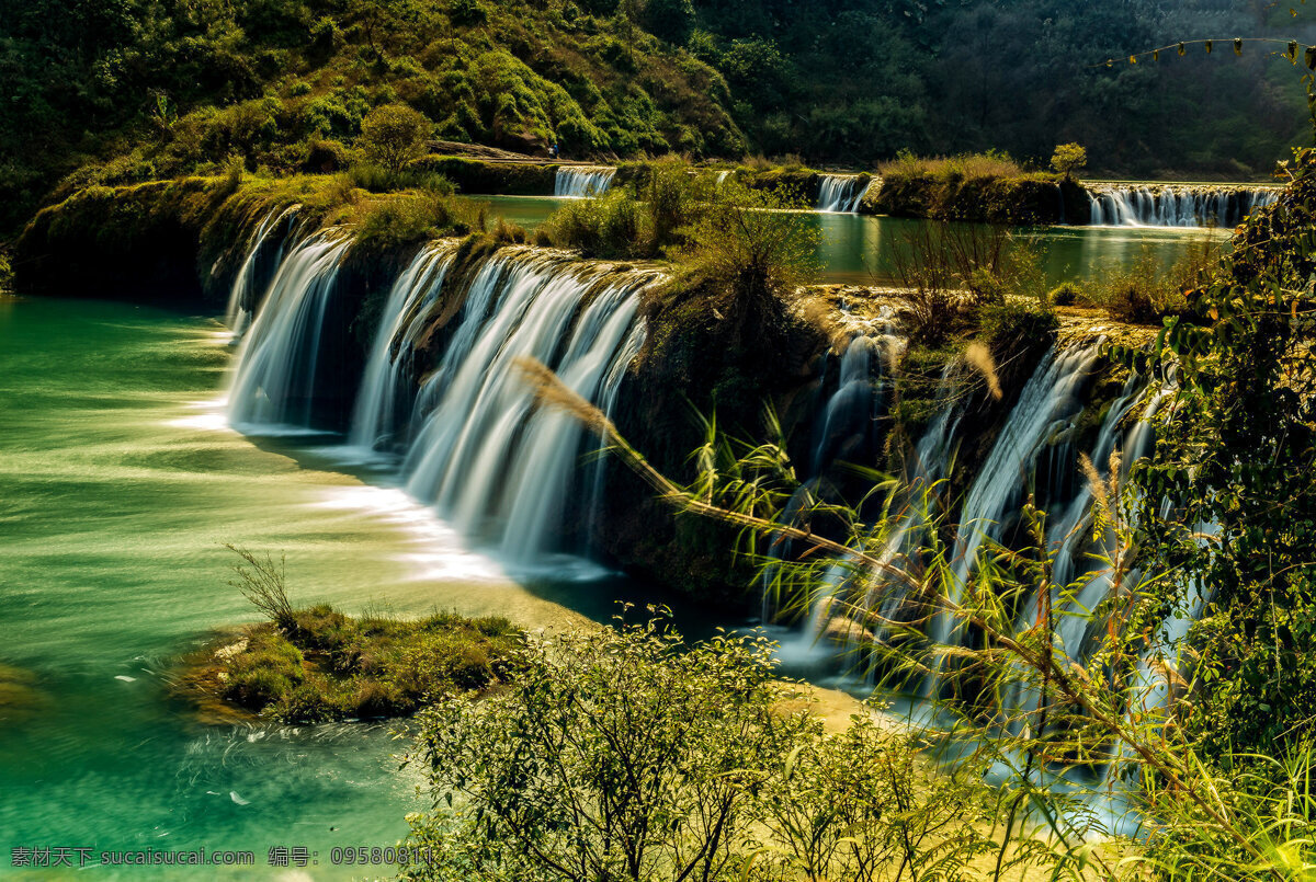 云南 九龙 瀑布 风景