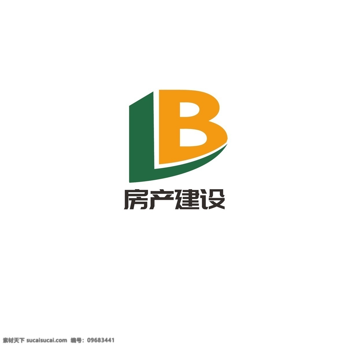 房产 建设 logo 地产 建筑 楼房 简约 字母l 字母b