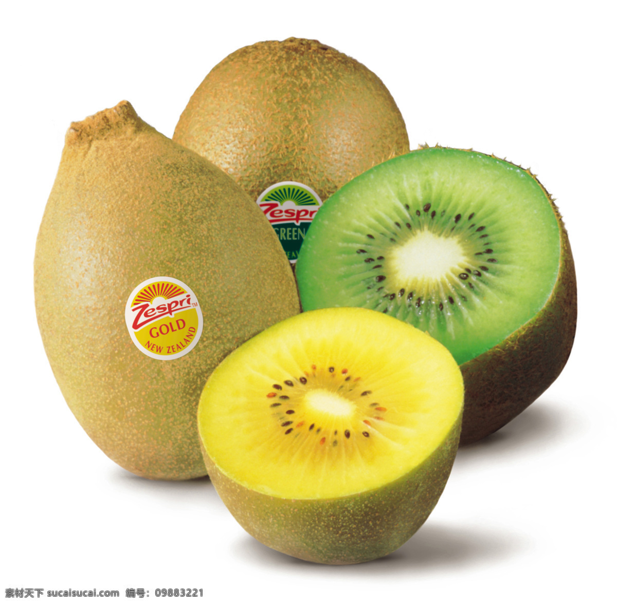 猕猴桃 新西兰佳沛 黄奇异果 进口水果 健康 黄金 新鲜 绿奇异果 水果 生物世界
