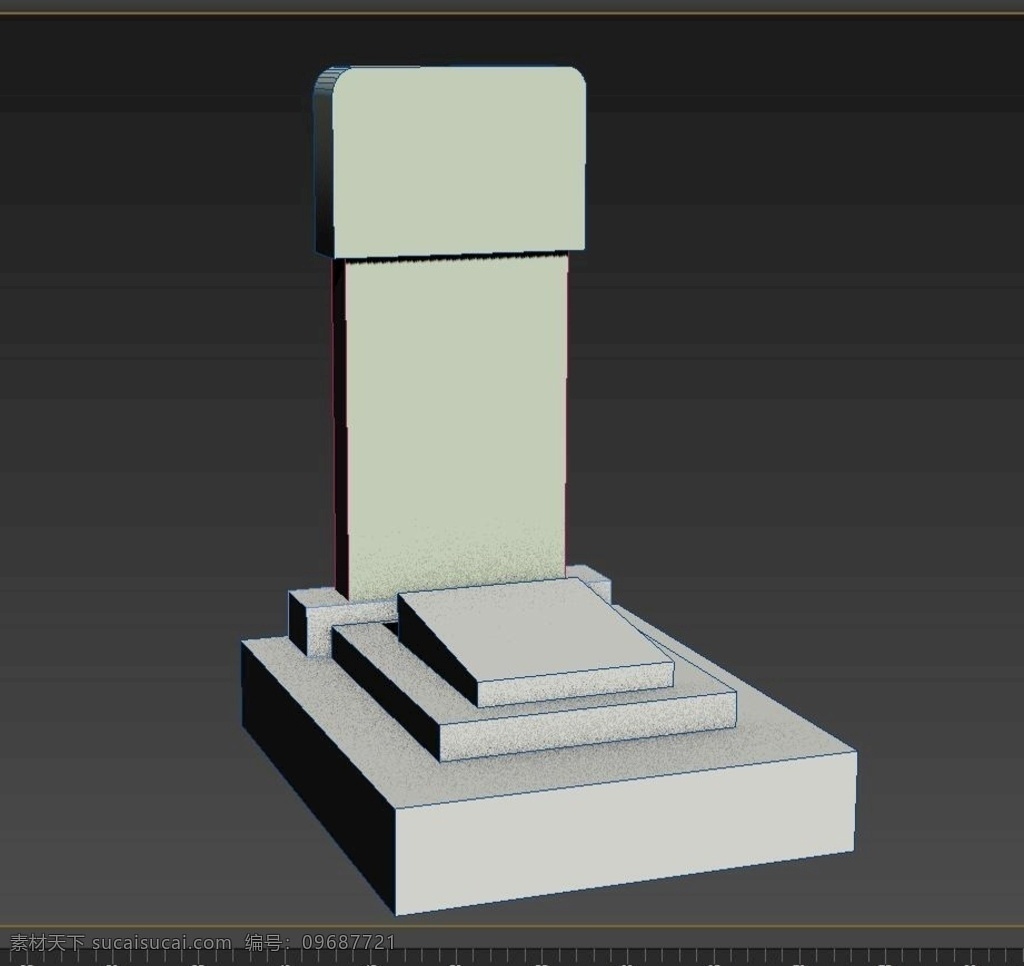墓碑模型 墓碑 模型设计 模型 3dmax 环境设计 建筑设计 3d设计 室外模型 ma max