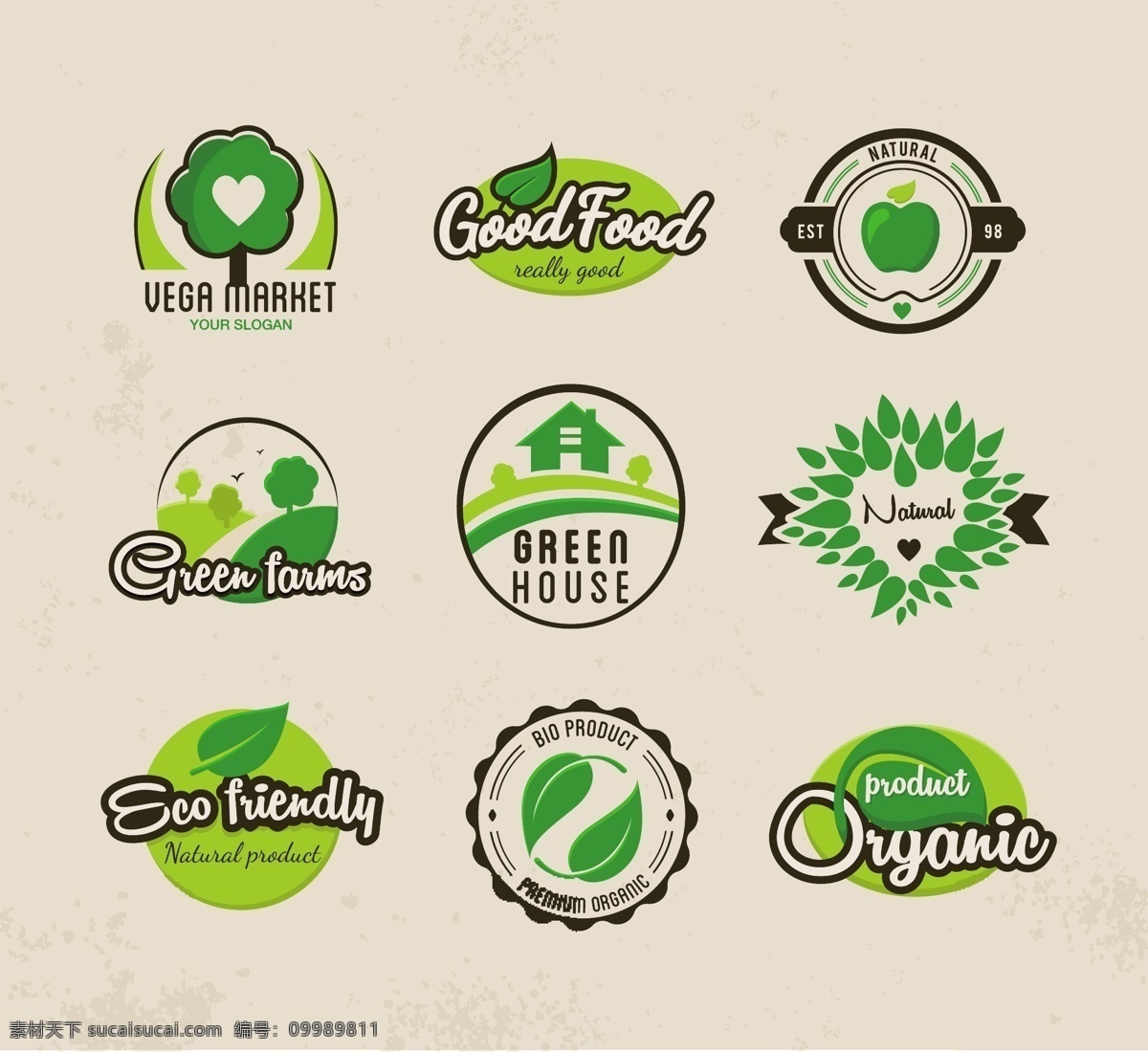 绿色环保标签 绿色房子 绿色食品标签 绿色环保 icon 绿叶矢量素材 绿树矢量素材 圆形标贴 花形标贴 矢量图标 标志图标 其他图标