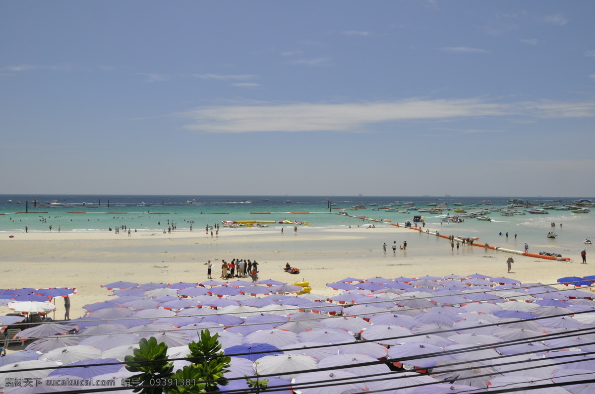 度假 海边 海景 海水 海滩 蓝天白云 旅游摄影 沙滩 泰国海滩 泰国 旅游拍摄 游艇 阳伞 水景 亚洲 自然风景