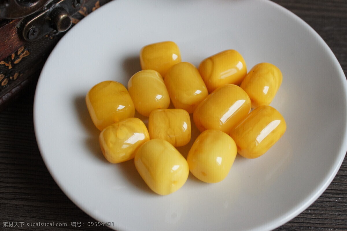 泓霖 蜜蜡 大珠子 手串 项链 生活素材 生活百科 灰色