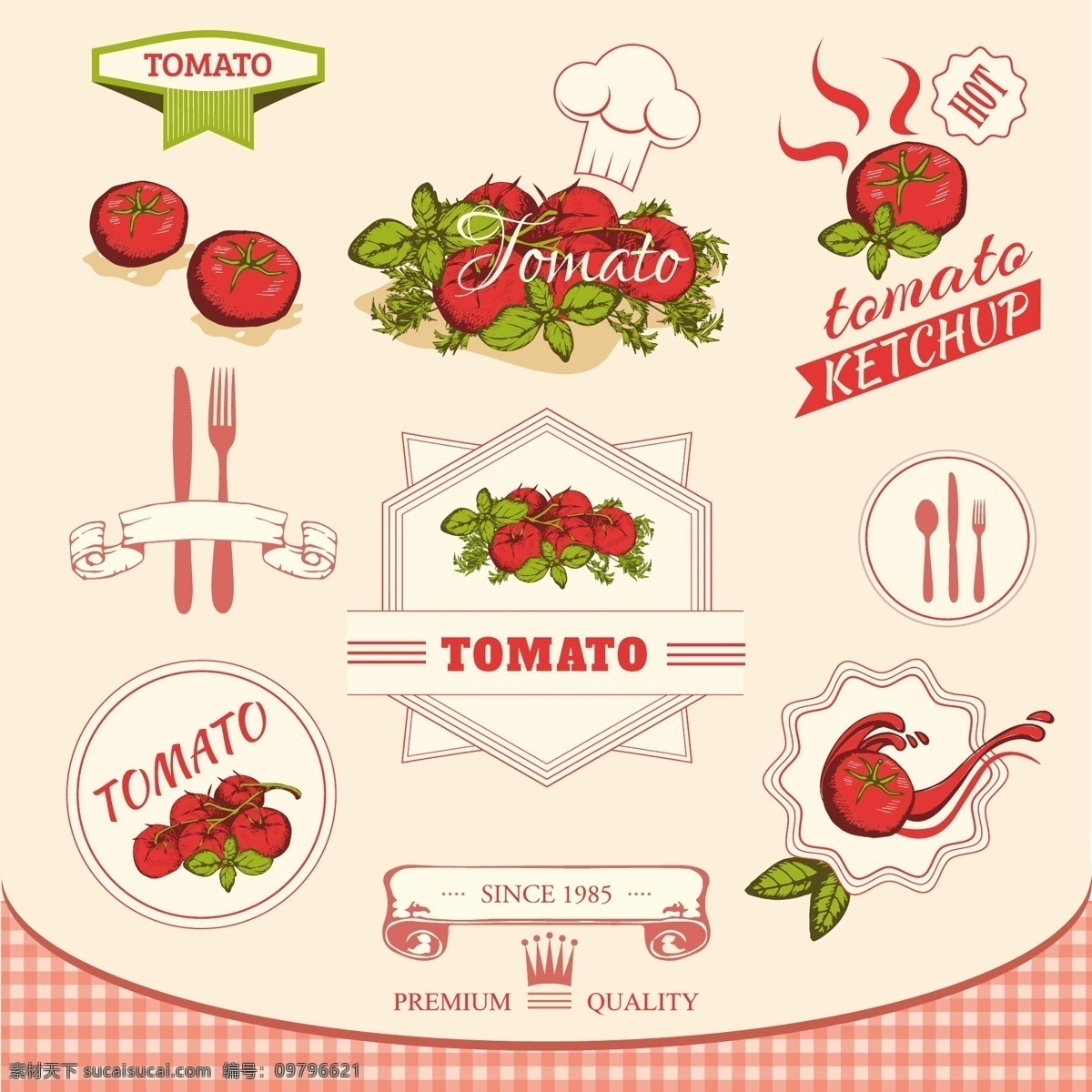 标签 标识 标志 番茄 生物世界 手绘 蔬菜 贴纸 西红柿 矢量 模板下载 西红柿标签 装饰