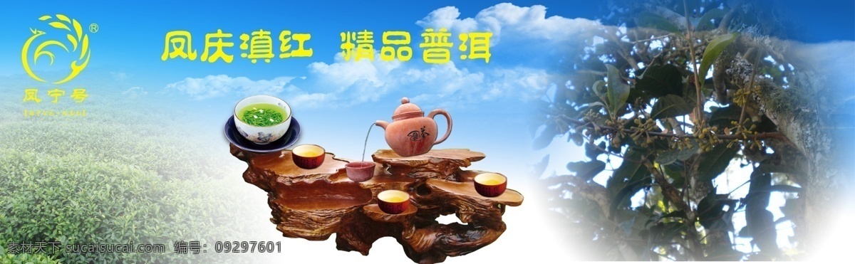 凤 号 茶叶 普洱茶 凤宁号 凤庆滇红 精品普洱 展板 其他展板设计