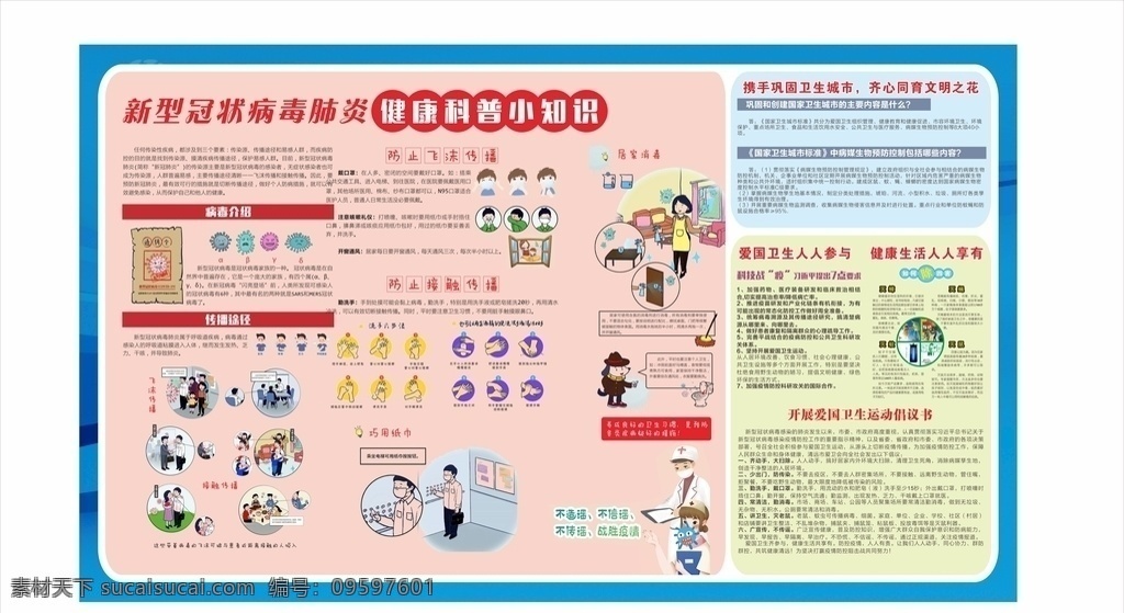 新 冠 肺炎 疫情 防护 宣传栏 展板 新冠肺炎 疫情防护 安全 校园