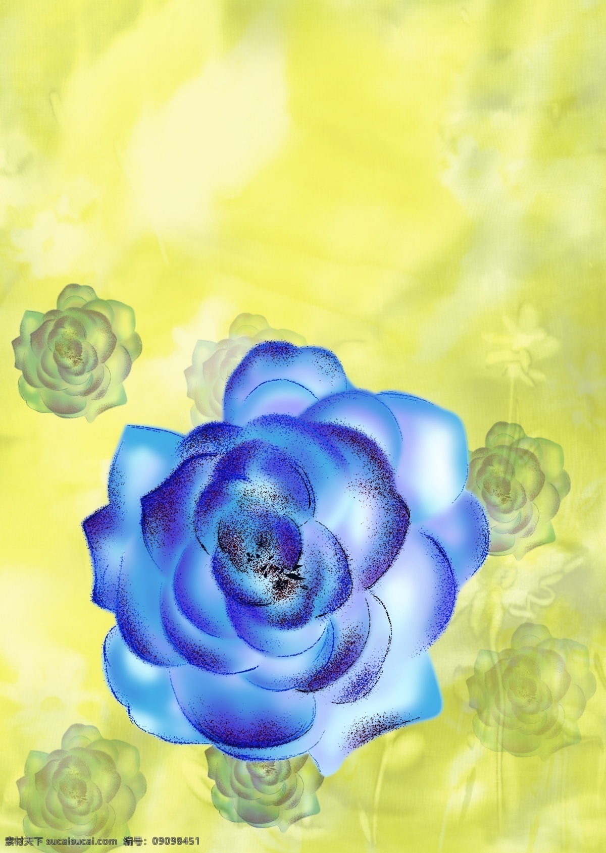 蓝色花朵 花纹底图 花背景 底图花朵 花朵植物 底图背景 花 花朵 共享各类素材