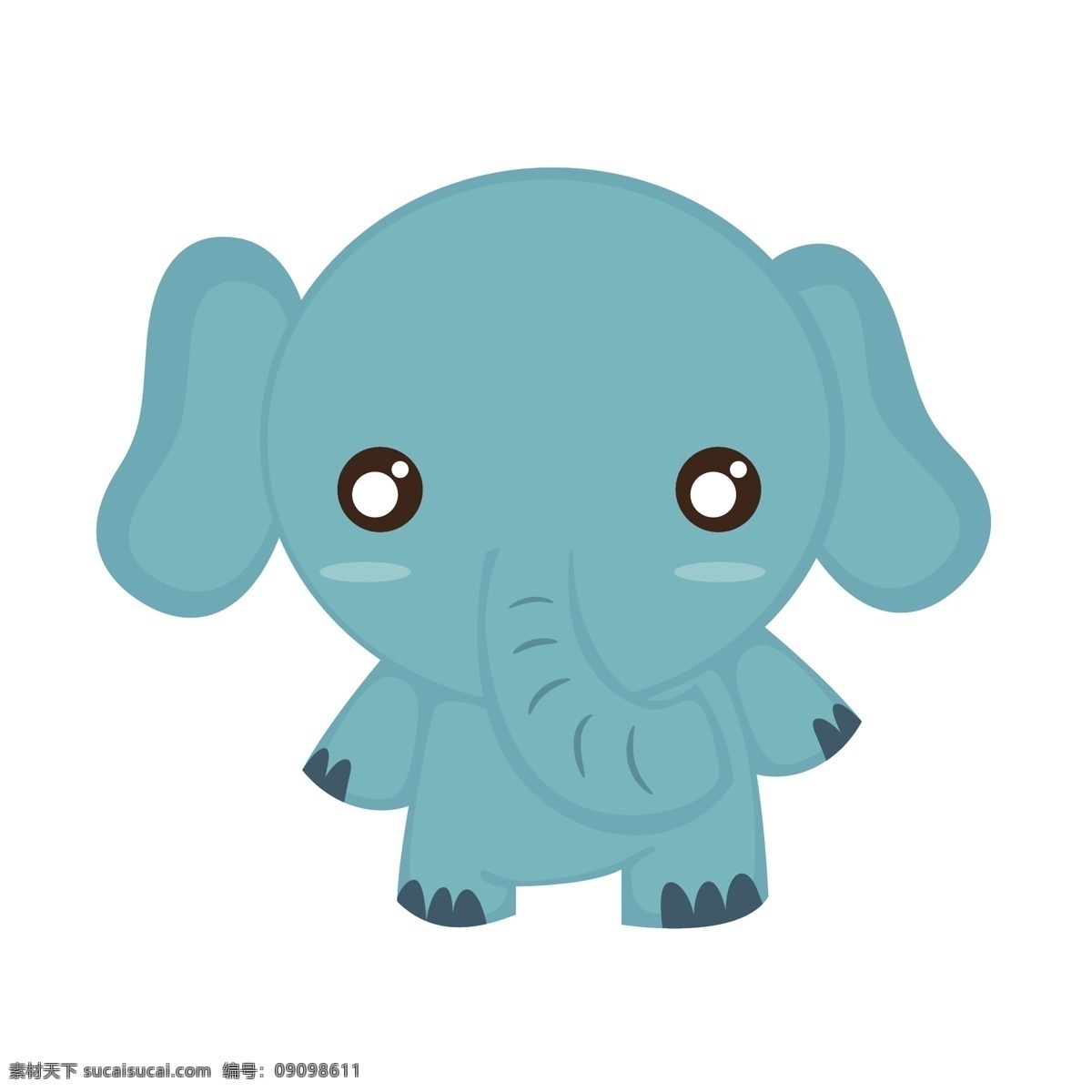 可爱 大象 矢量 卡通 卡通动物 可爱动物 可爱大象 可爱的大象 卡通的大象 卡通大象
