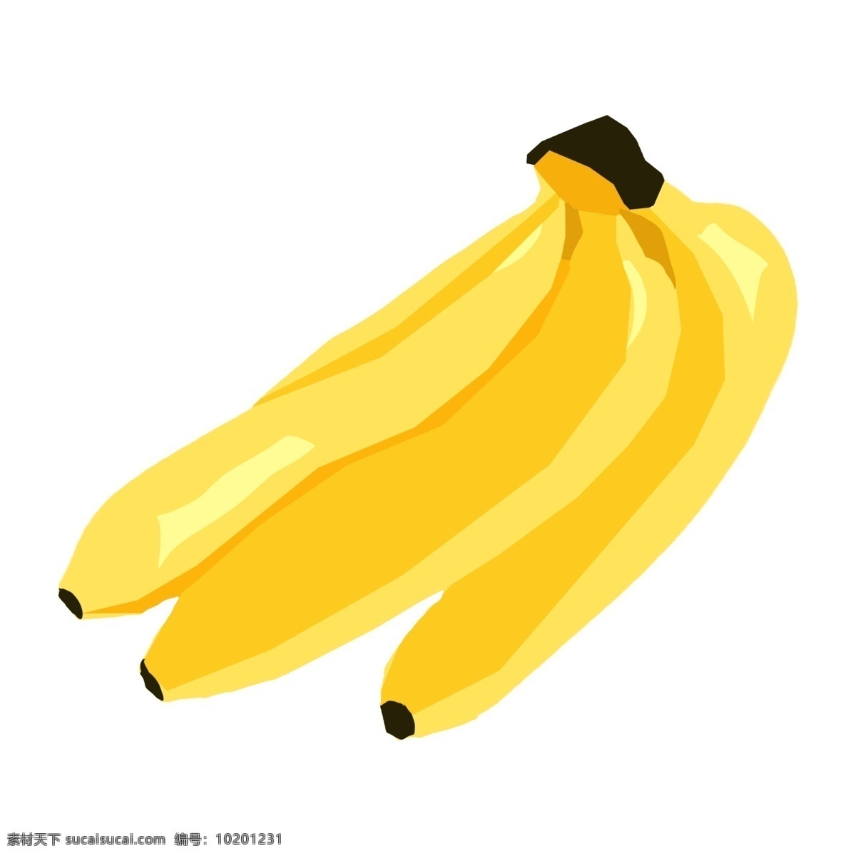 黄色水果香蕉 营养 香蕉 水果