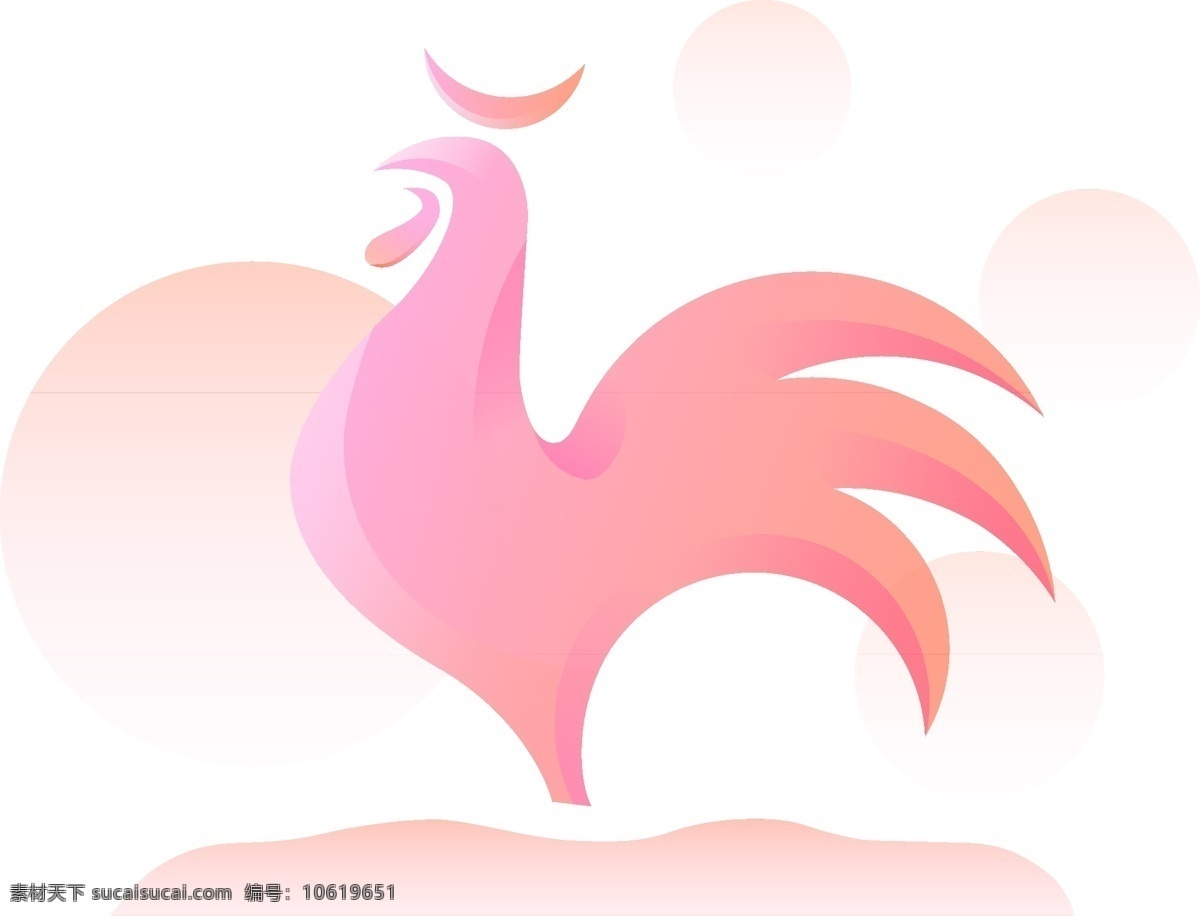 粉色公鸡图标 可爱 粉色 公鸡 动物 图标app