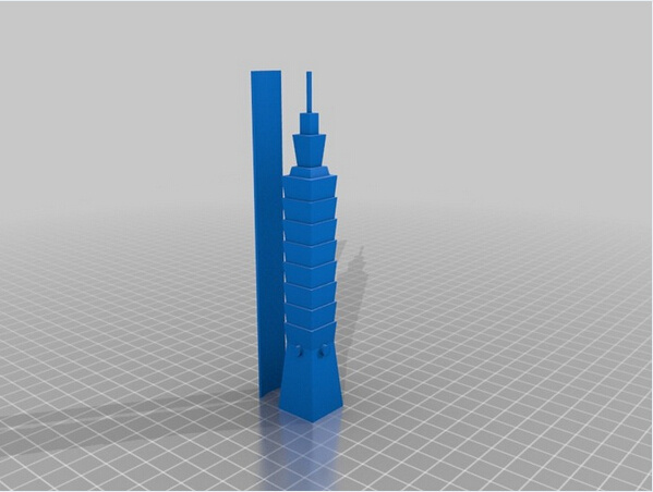 台北 大楼 3d模型素材 建筑 3d打印模型 建筑结构模型