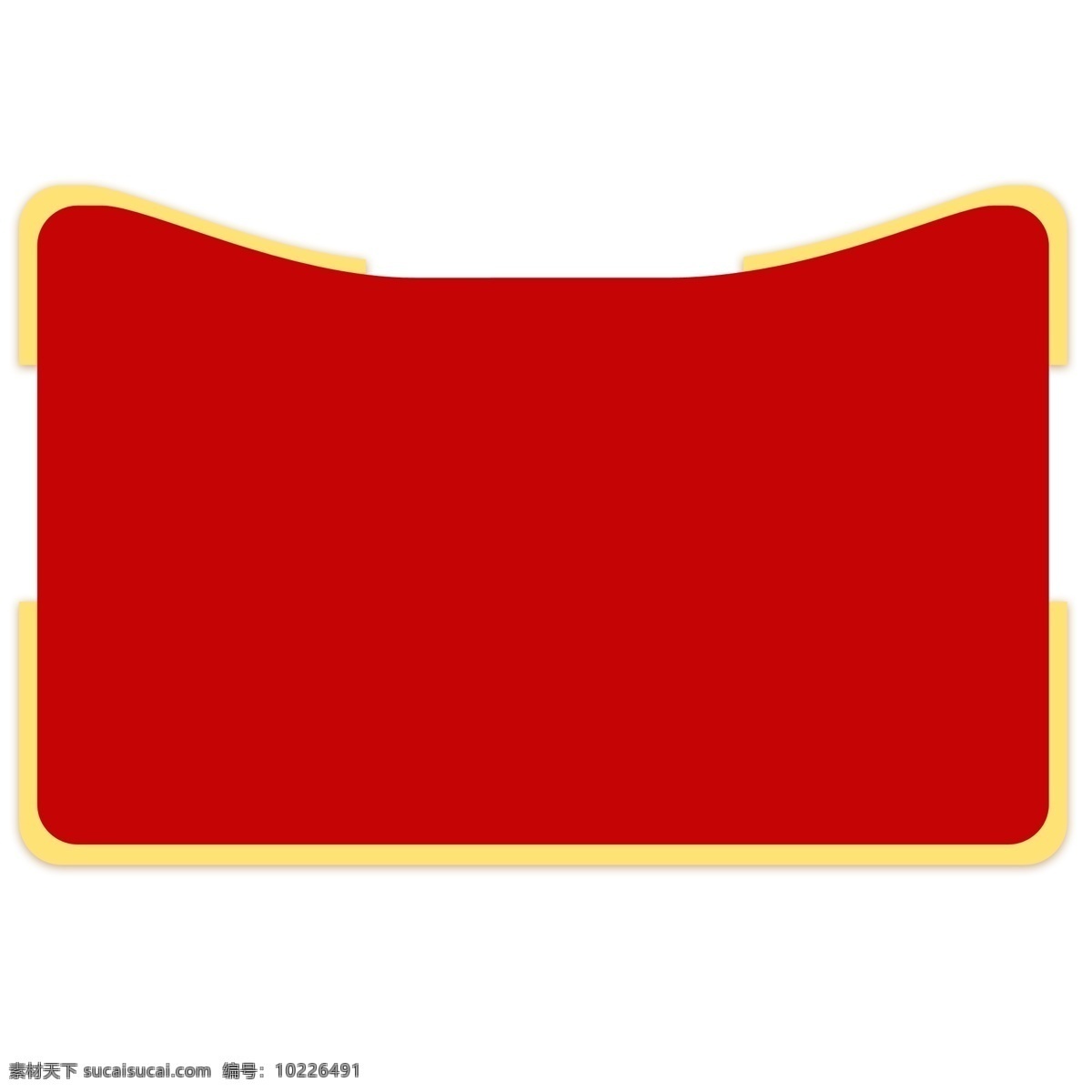 红色 猫 头 边框 金边 猫头框 设计素材 纹理边框