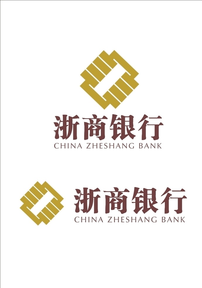 浙 商 银行 logo 浙商银行 银行logo 名片设计 logo设计