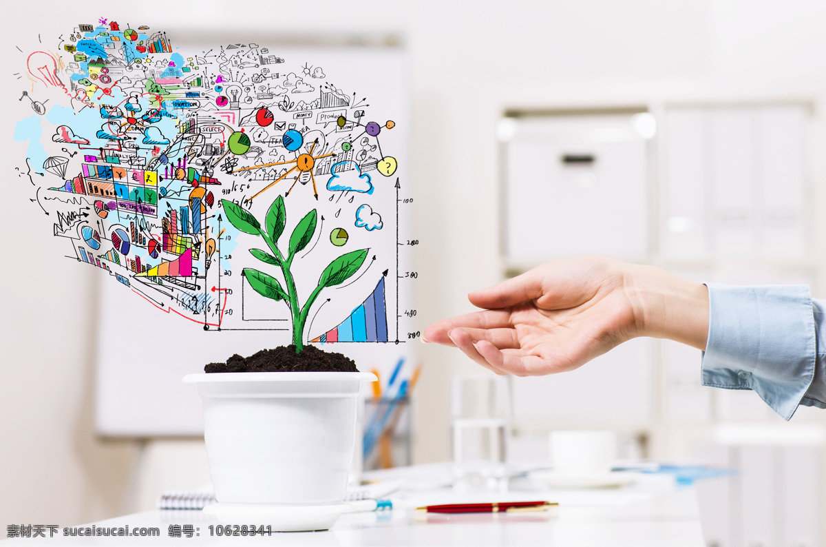 案例 办公 办公室 绘图 科技 科技感 商务金融 商业插画 设计素材 模板下载 科技绘图 手绘 植物 图标 设计书 图案