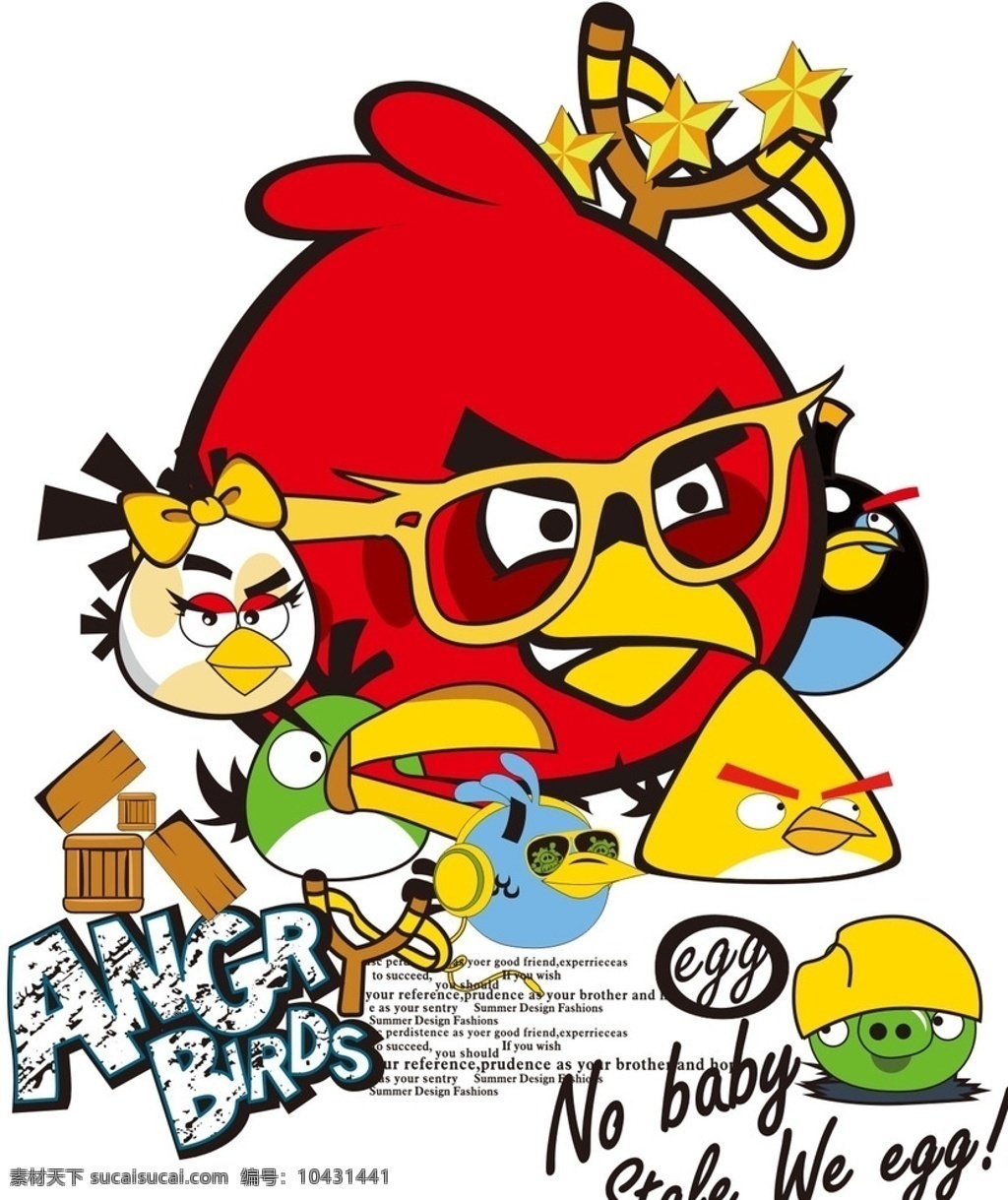 愤怒的小鸟 鸟 卡通 鸟儿 动漫 动画 印花 服装印花 t恤 热转印 鸡蛋 动漫动画 动漫人物