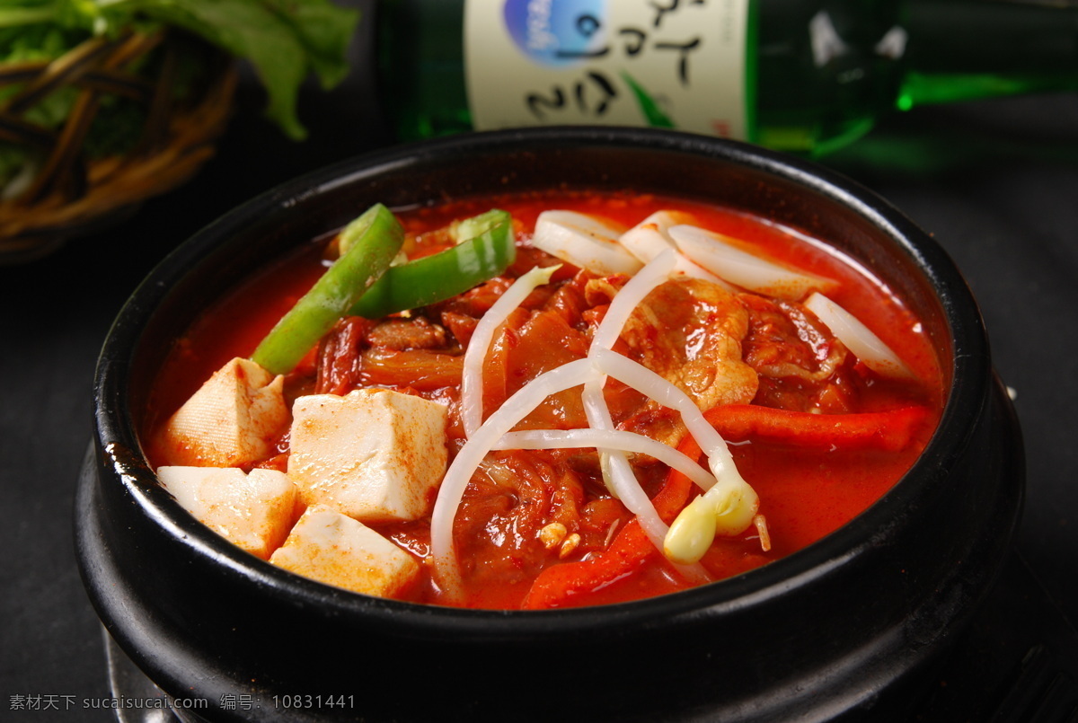 泡菜汤 韩式泡菜汤 素菜泡菜汤 豆腐泡菜汤 面泡菜汤 餐饮美食 传统美食