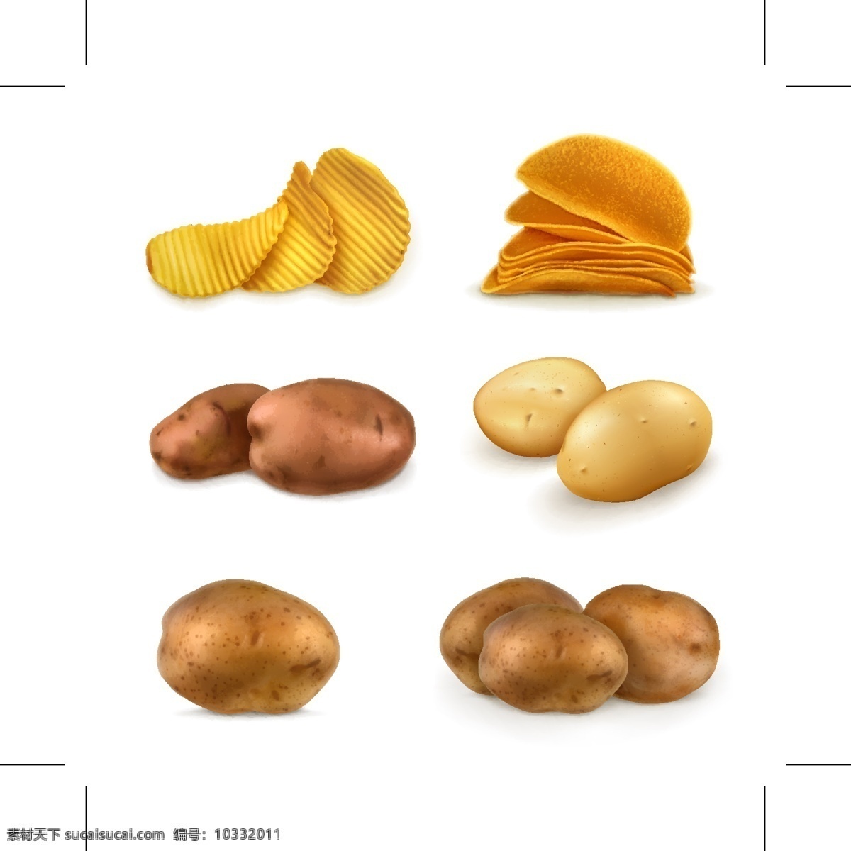 土豆 薯片 图标 烤 马铃薯 矢量图 炸 其他矢量图