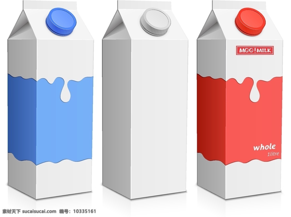 牛奶包装盒 牛奶 食品 饮料 包装盒 白色